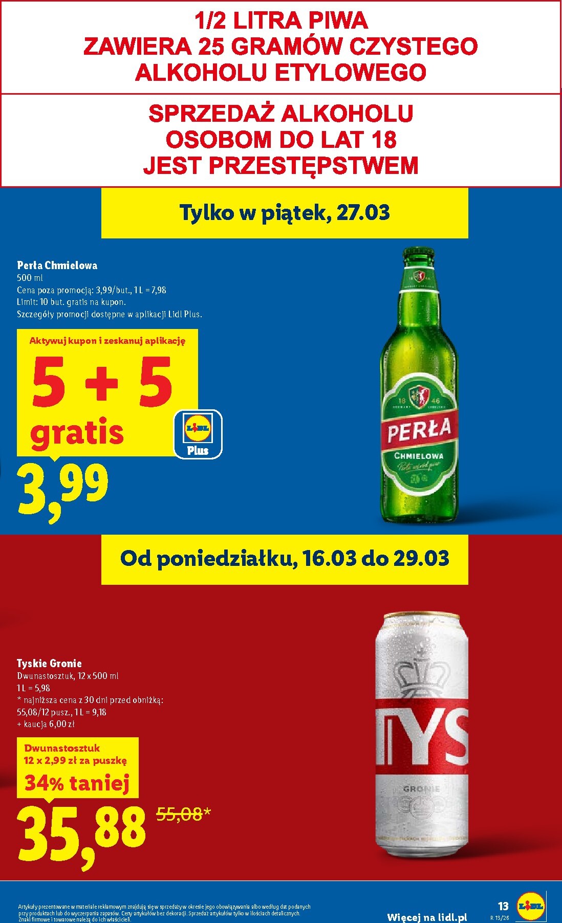 lidl - Gazetka Lidl - ważna od 26.03.2026 do 29.03.2026 - page: 13