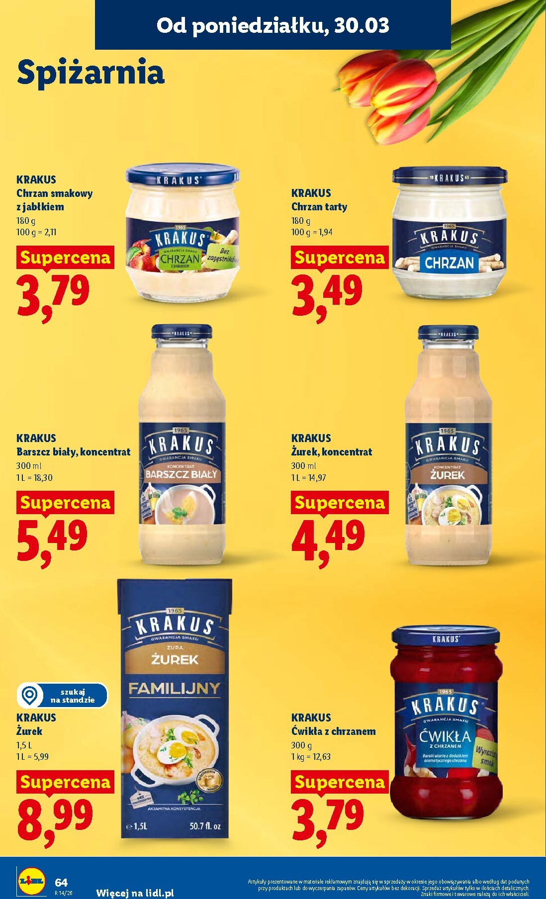 lidl - Gazetka Lidl - ważna od 30.03.2026 do 01.04.2026 - page: 64