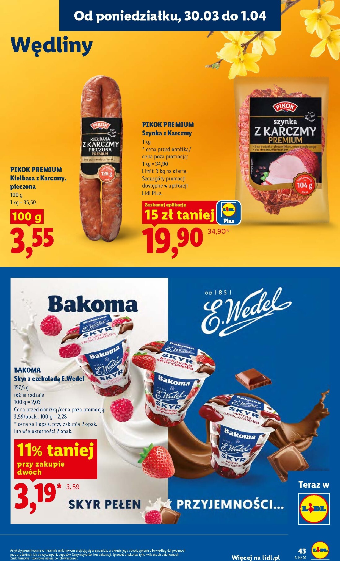 lidl - Gazetka Lidl - ważna od 30.03.2026 do 01.04.2026 - page: 43