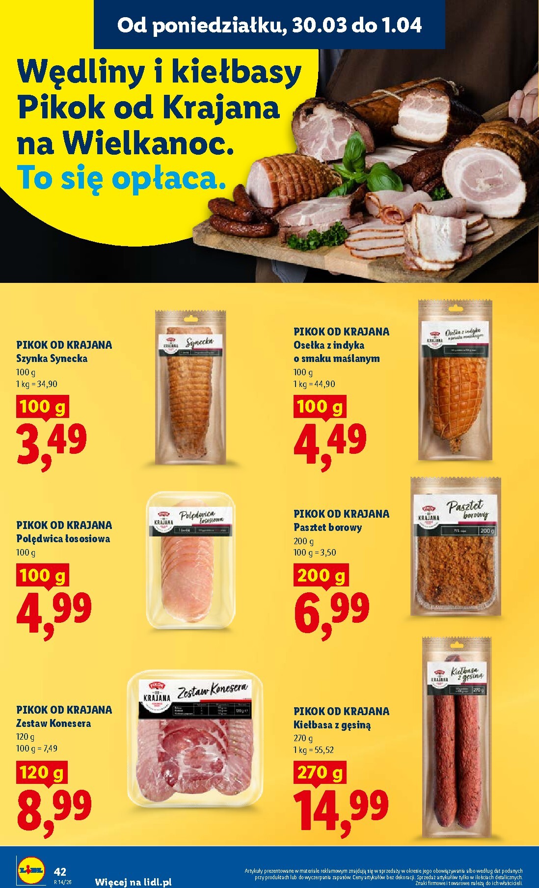 lidl - Gazetka Lidl - ważna od 30.03.2026 do 01.04.2026 - page: 42