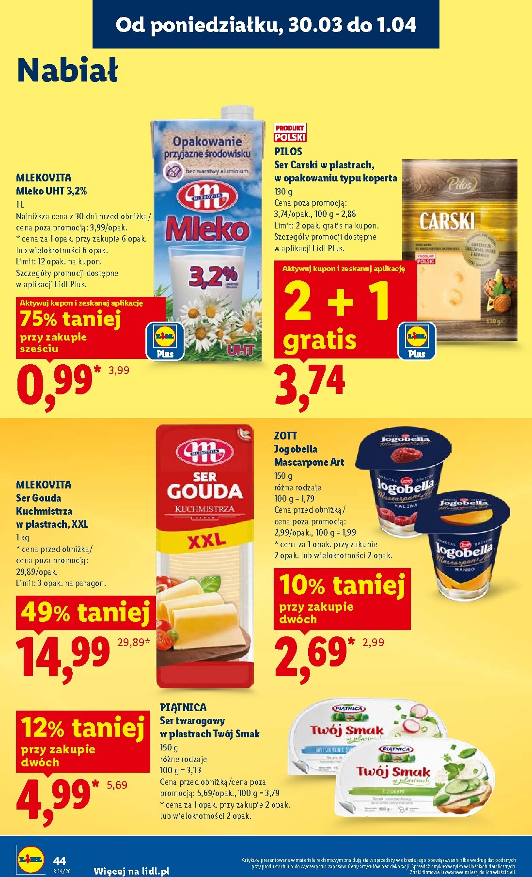lidl - Gazetka Lidl - ważna od 30.03.2026 do 01.04.2026 - page: 44