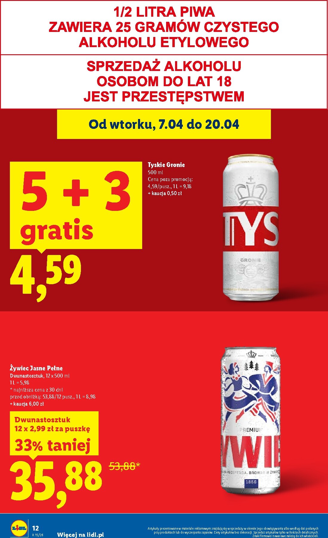 lidl - Nowa gazetka Lidl ważna od 09.04.2026 do 11.04.2026 - page: 12
