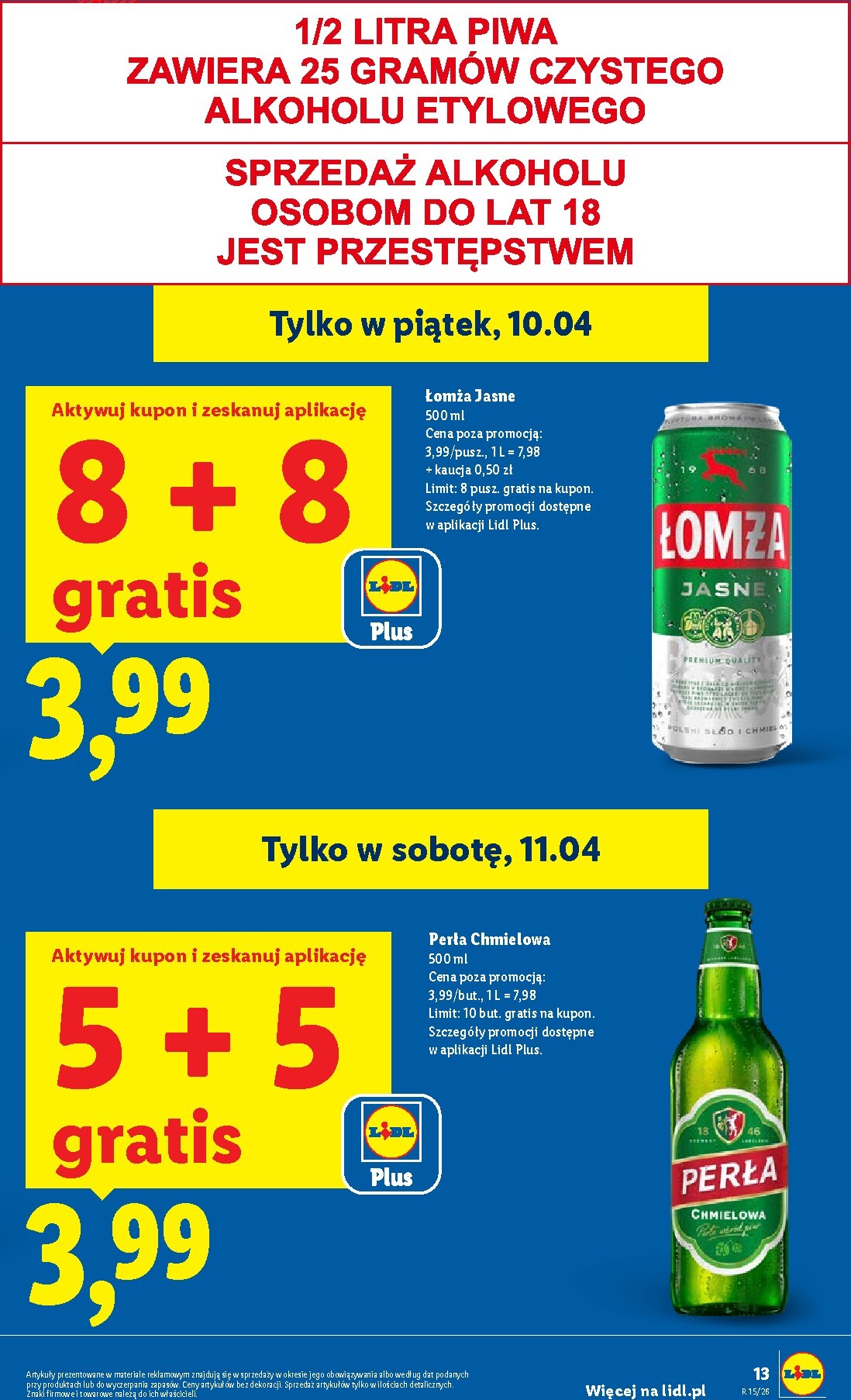 lidl - Nowa gazetka Lidl ważna od 09.04.2026 do 11.04.2026 - page: 13