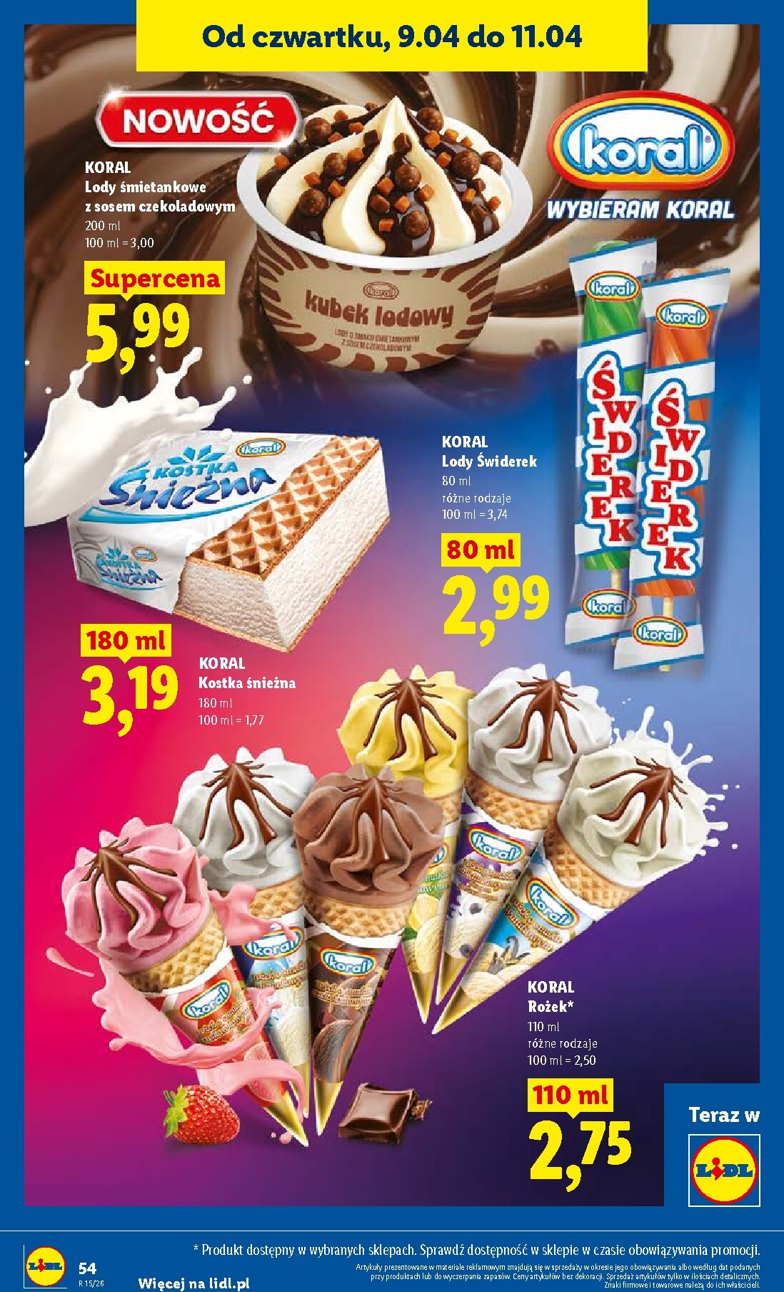 lidl - Nowa gazetka Lidl ważna od 09.04.2026 do 11.04.2026 - page: 54