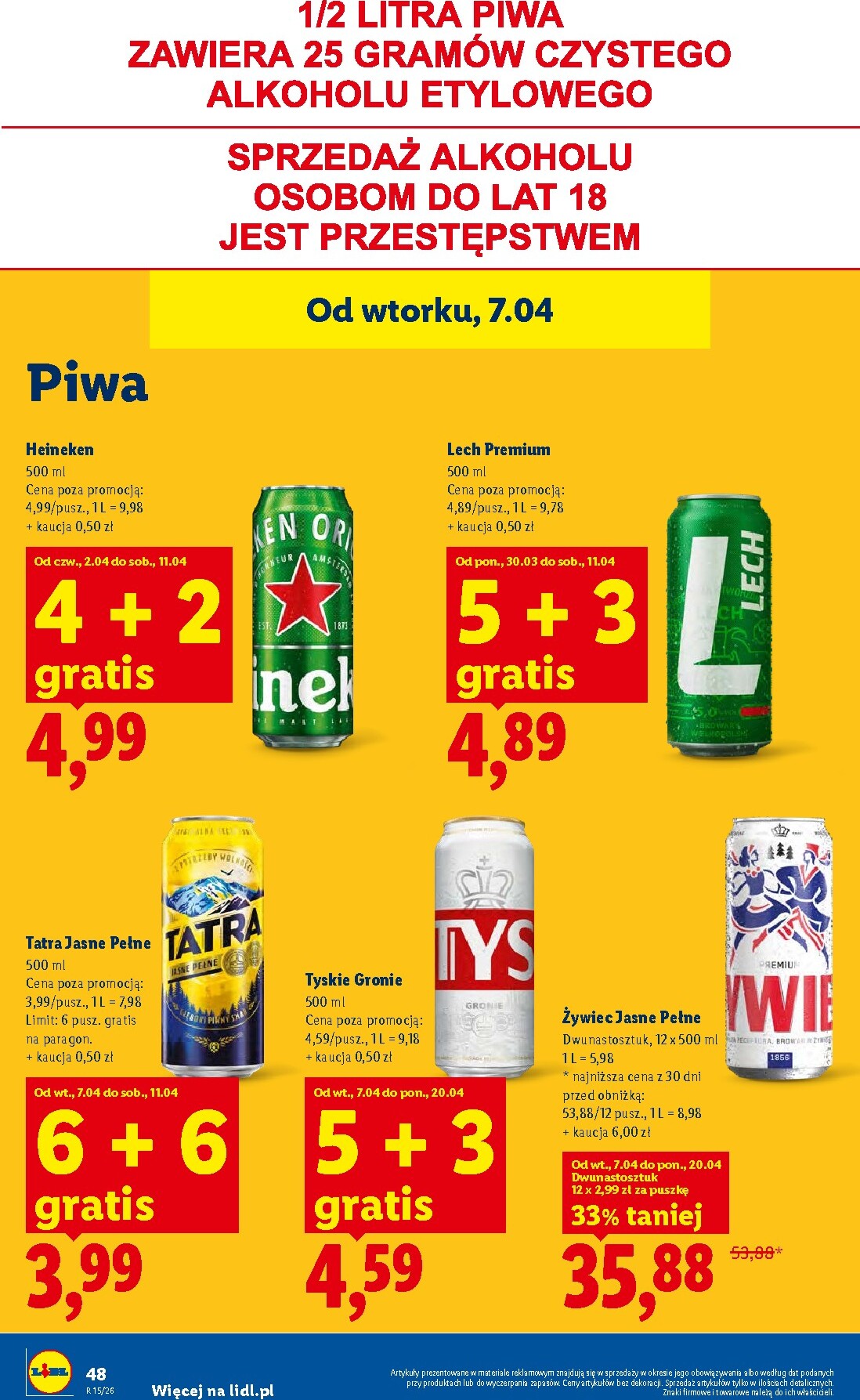lidl - Nowa gazetka Lidl ważna od 09.04.2026 do 11.04.2026 - page: 48