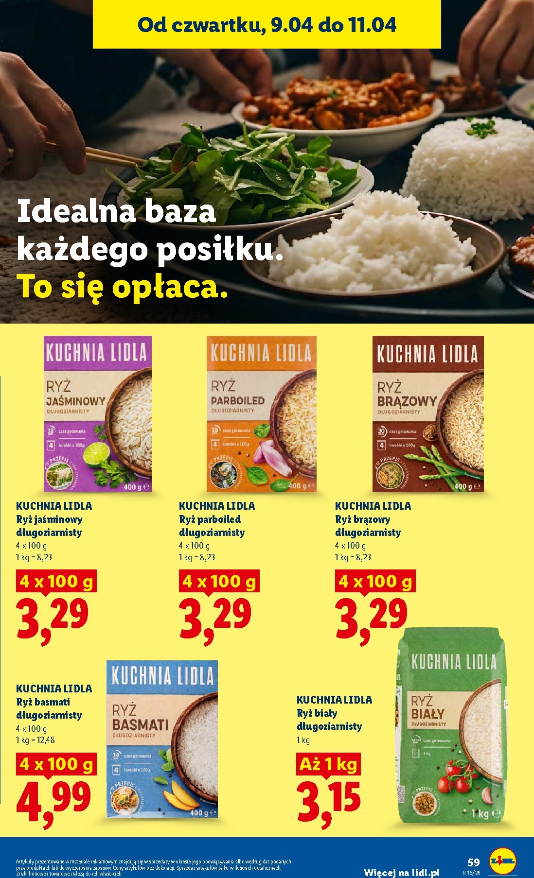 lidl - Nowa gazetka Lidl ważna od 09.04.2026 do 11.04.2026 - page: 59