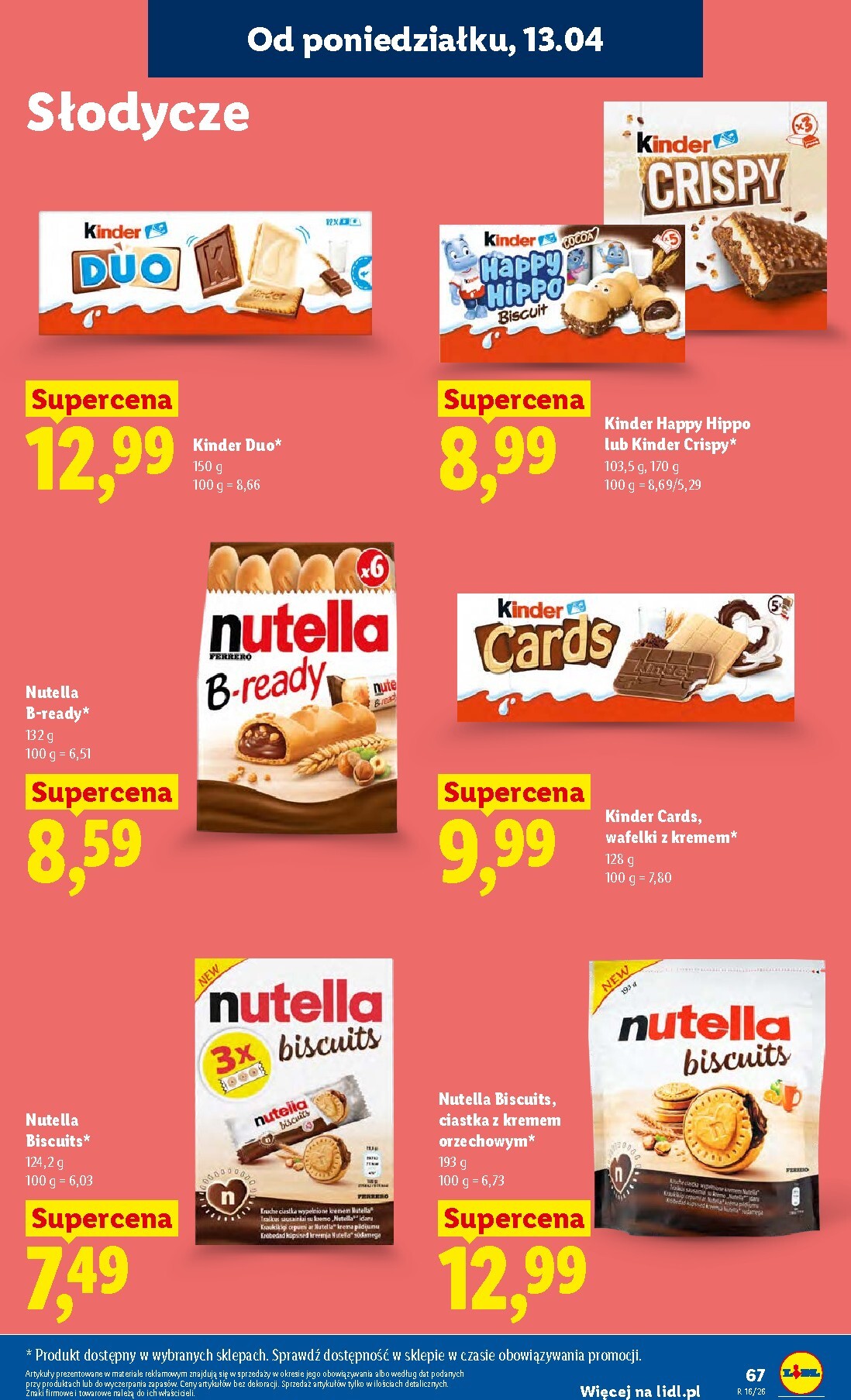 lidl - Nowa gazetka Lidl ważna od 13.04.2026 do 15.04.2026 - page: 73