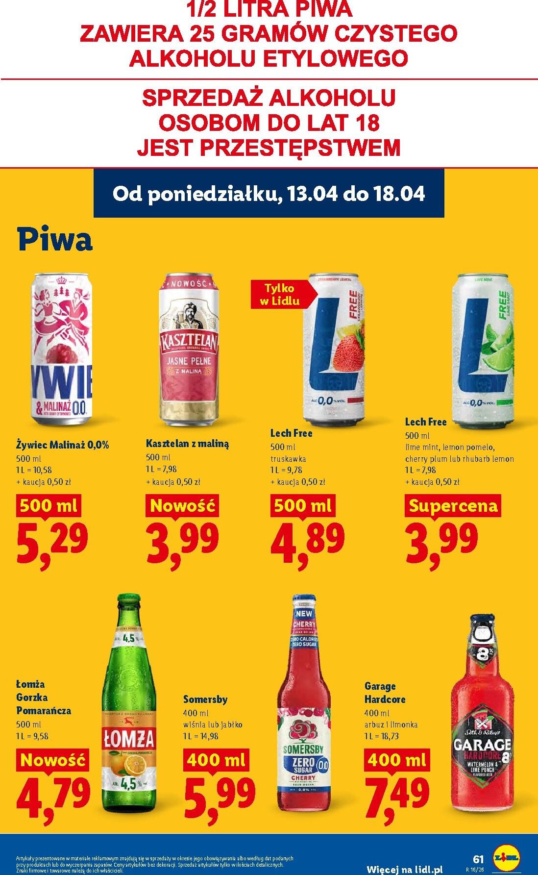 lidl - Nowa gazetka Lidl ważna od 13.04.2026 do 15.04.2026 - page: 67