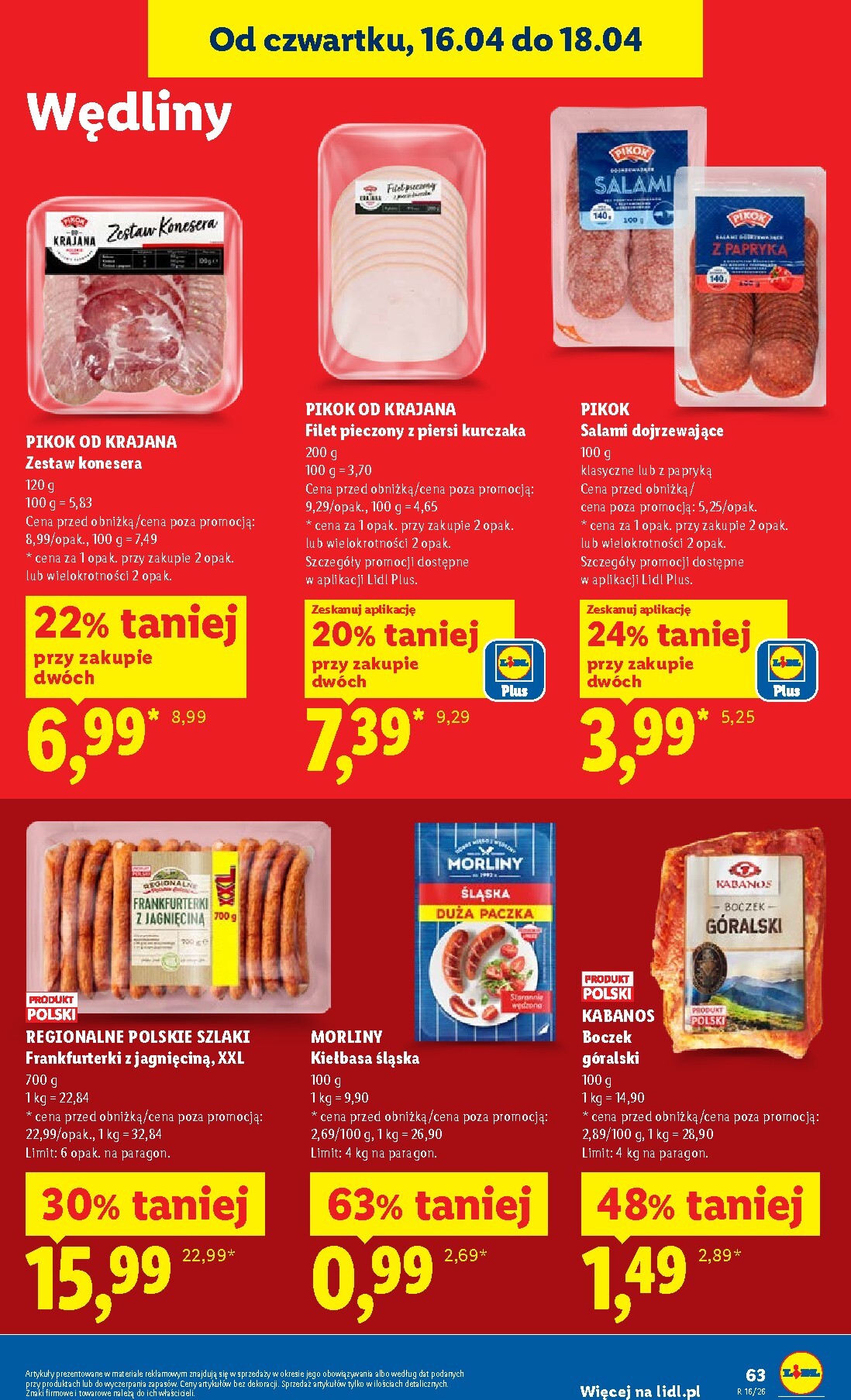 lidl - Nowa gazetka Lidl ważna od 16.04.2026 do 18.04.2026 - page: 63