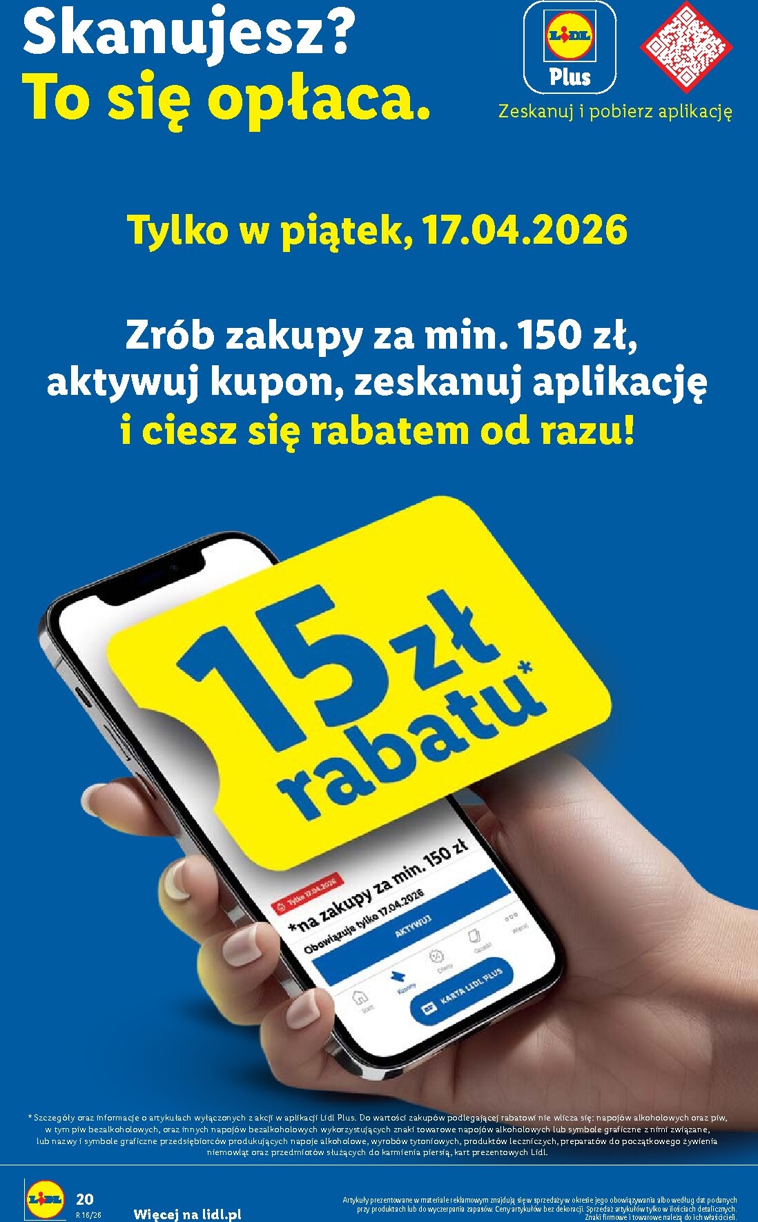 lidl - Nowa gazetka Lidl ważna od 16.04.2026 do 18.04.2026 - page: 20