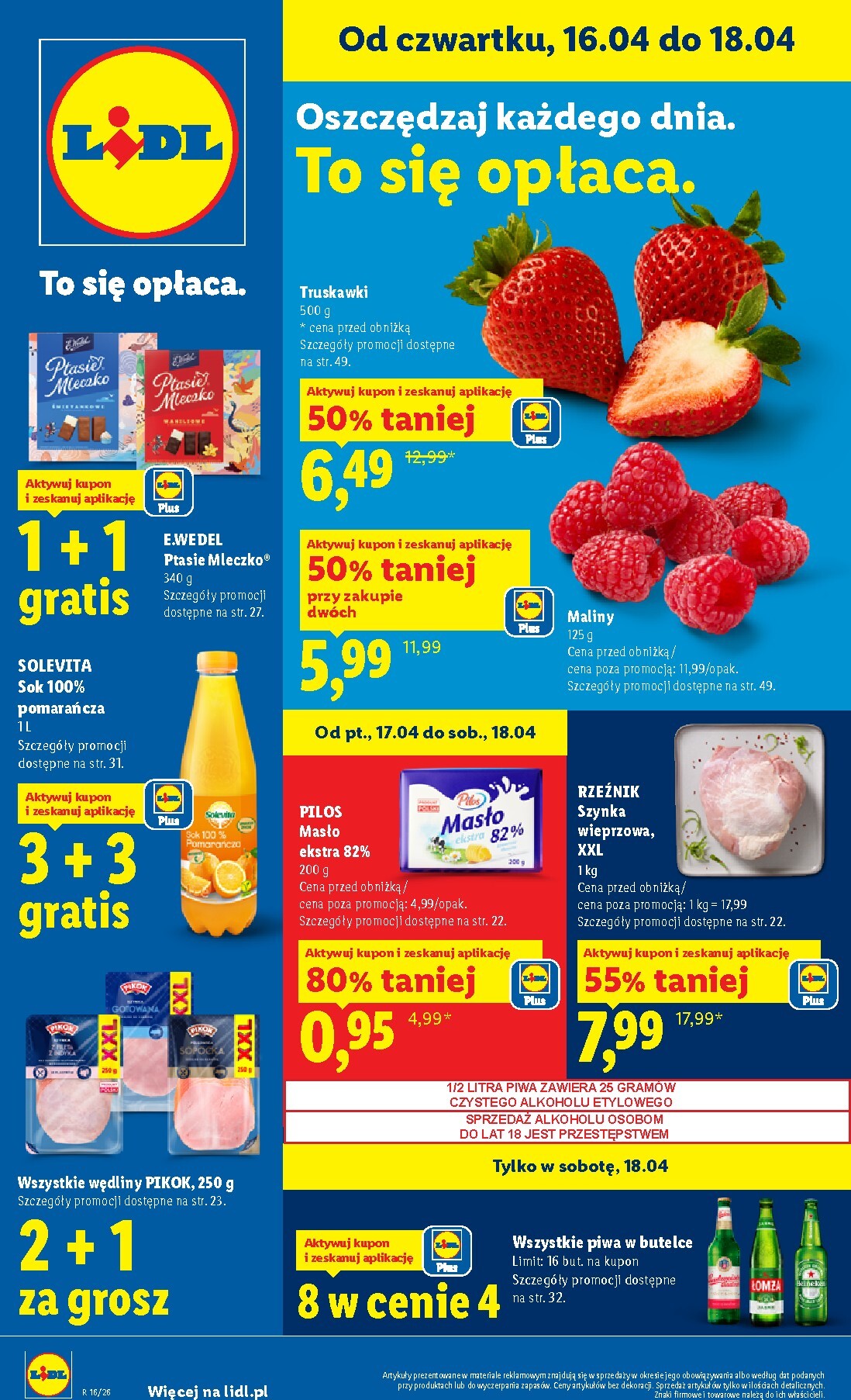 lidl - Nowa gazetka Lidl ważna od 16.04.2026 do 18.04.2026