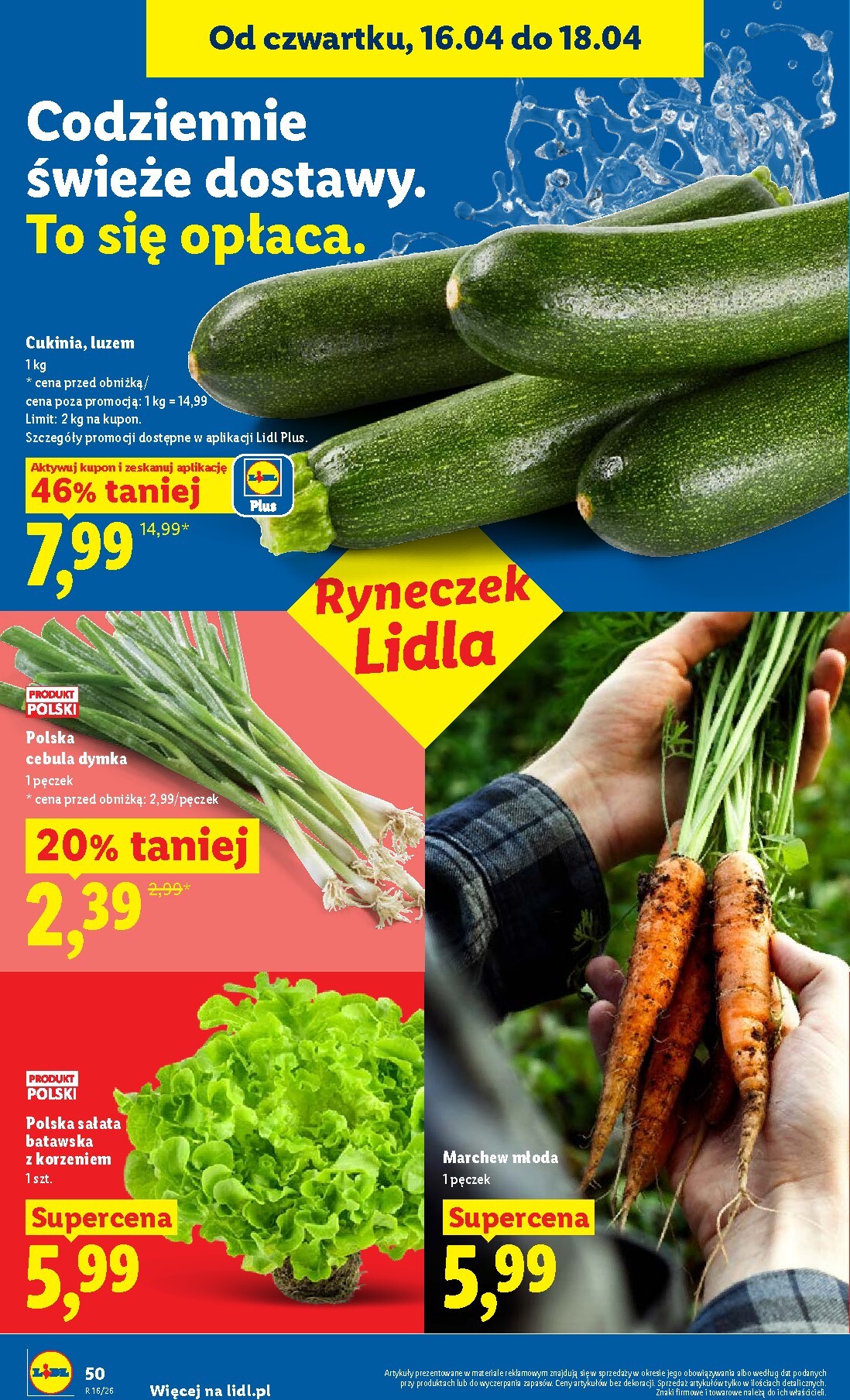 lidl - Nowa gazetka Lidl ważna od 16.04.2026 do 18.04.2026 - page: 50