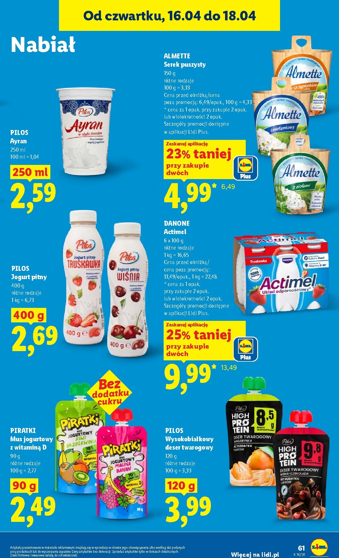 lidl - Nowa gazetka Lidl ważna od 16.04.2026 do 18.04.2026 - page: 61