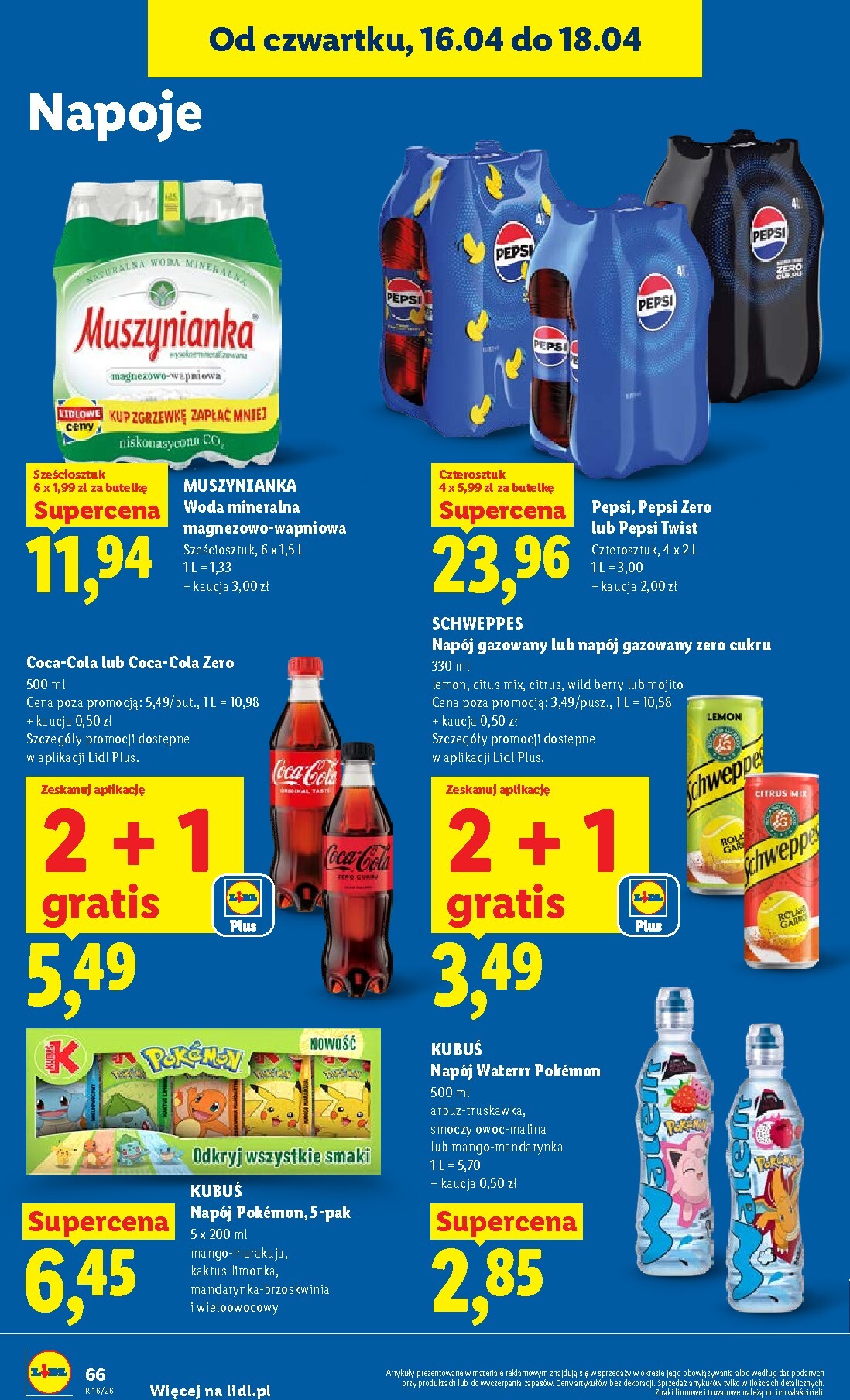 lidl - Nowa gazetka Lidl ważna od 16.04.2026 do 18.04.2026 - page: 66
