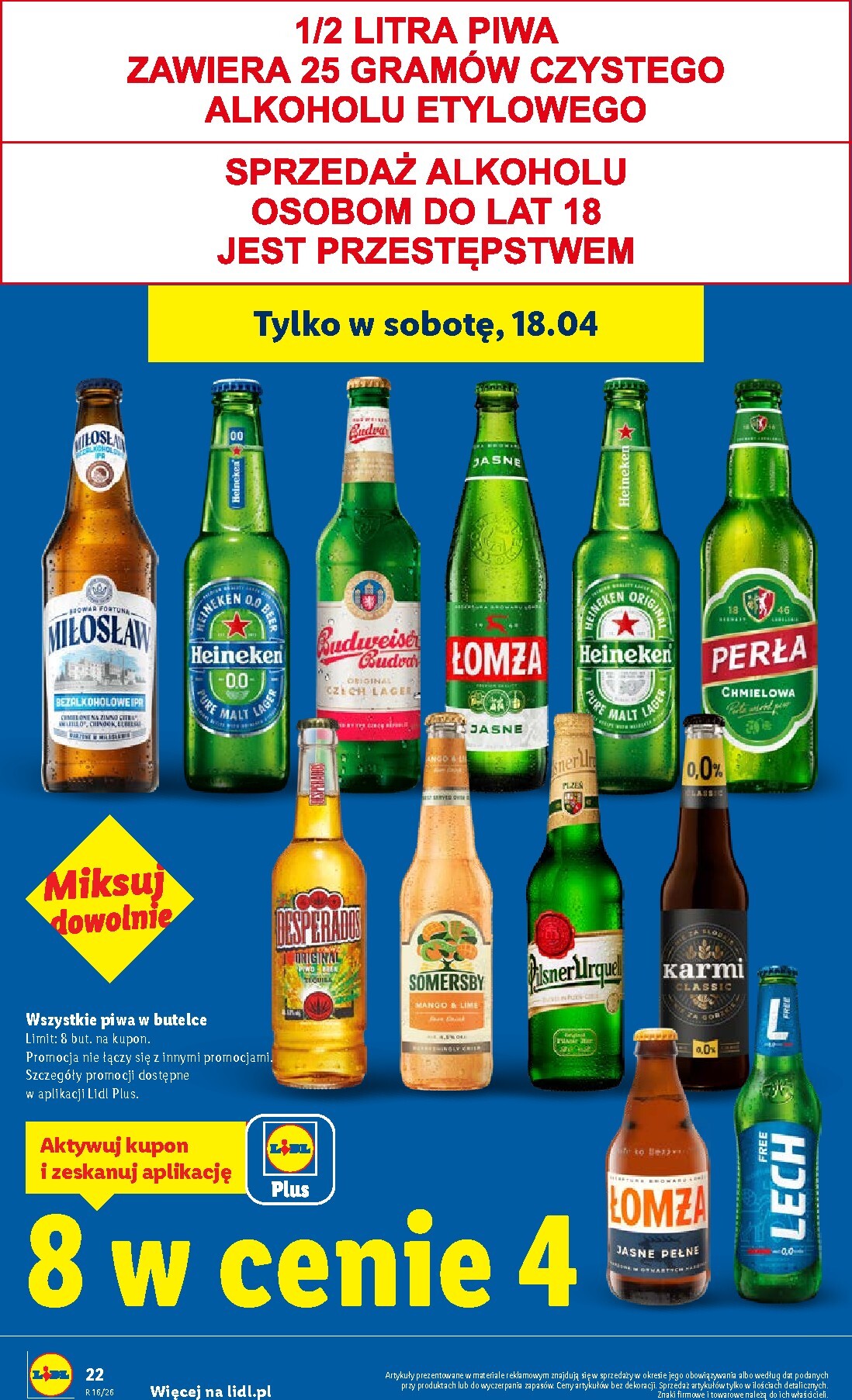 lidl - Aktualna gazetka Lidl ważna od 16.04.2026 do 18.04.2026 - page: 22