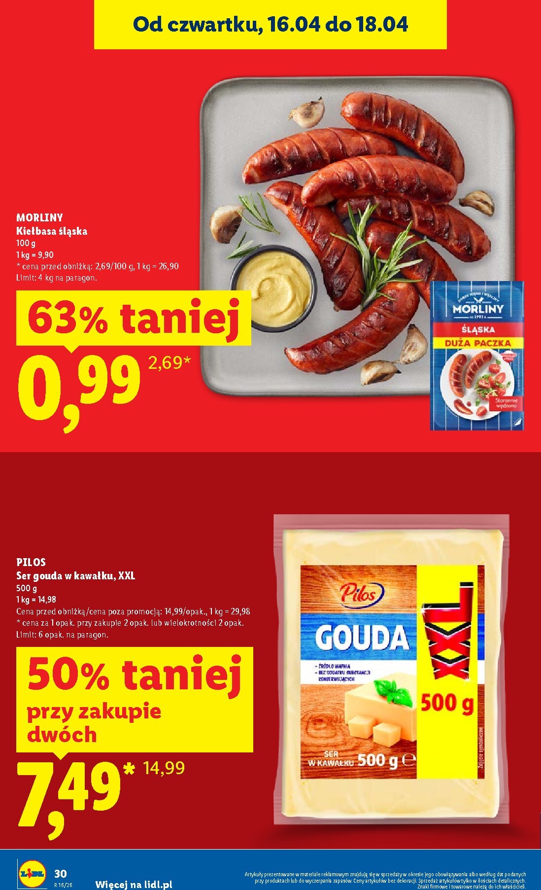 lidl - Aktualna gazetka Lidl ważna od 16.04.2026 do 18.04.2026 - page: 30