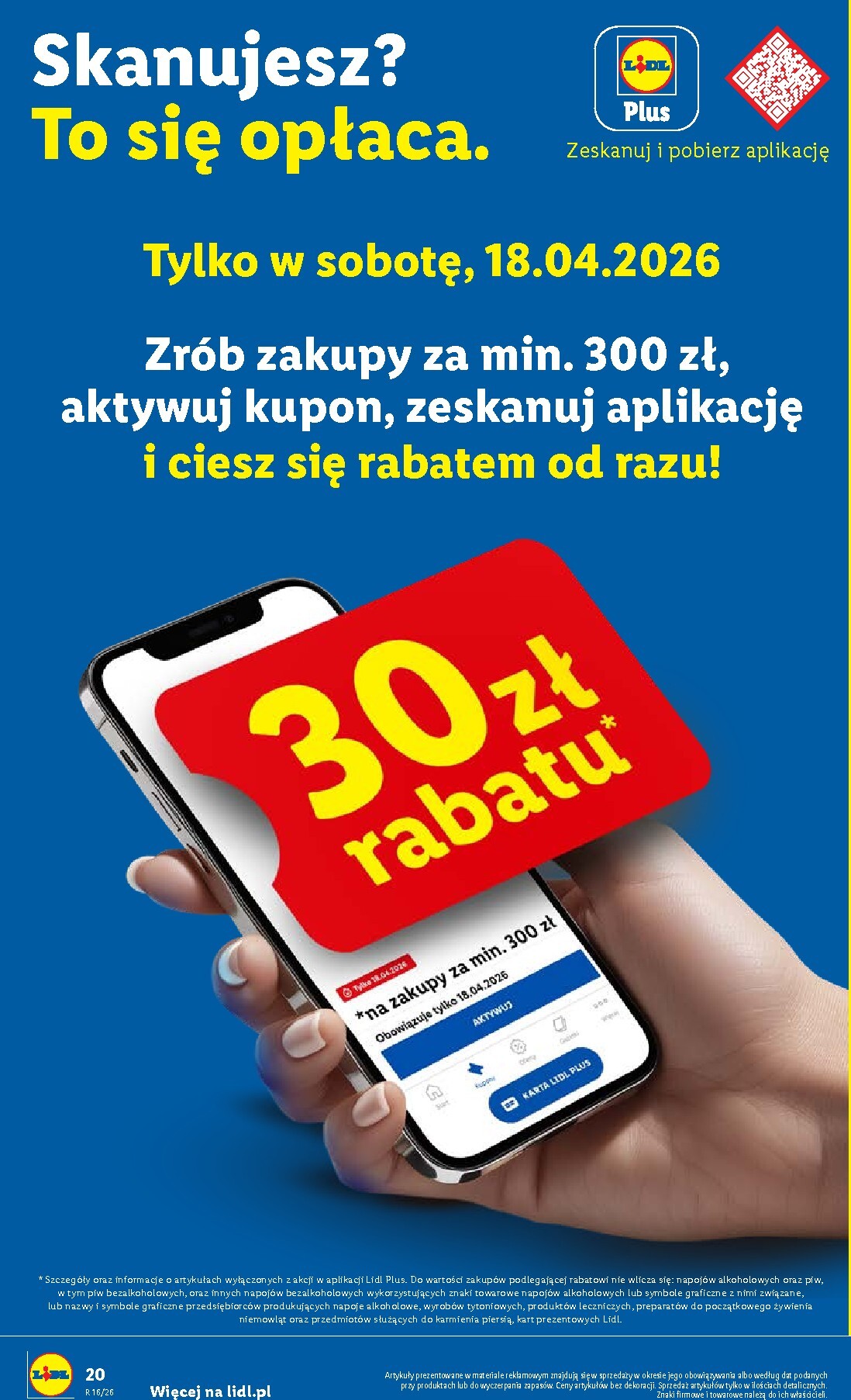 lidl - Aktualna gazetka Lidl ważna od 16.04.2026 do 18.04.2026 - page: 20