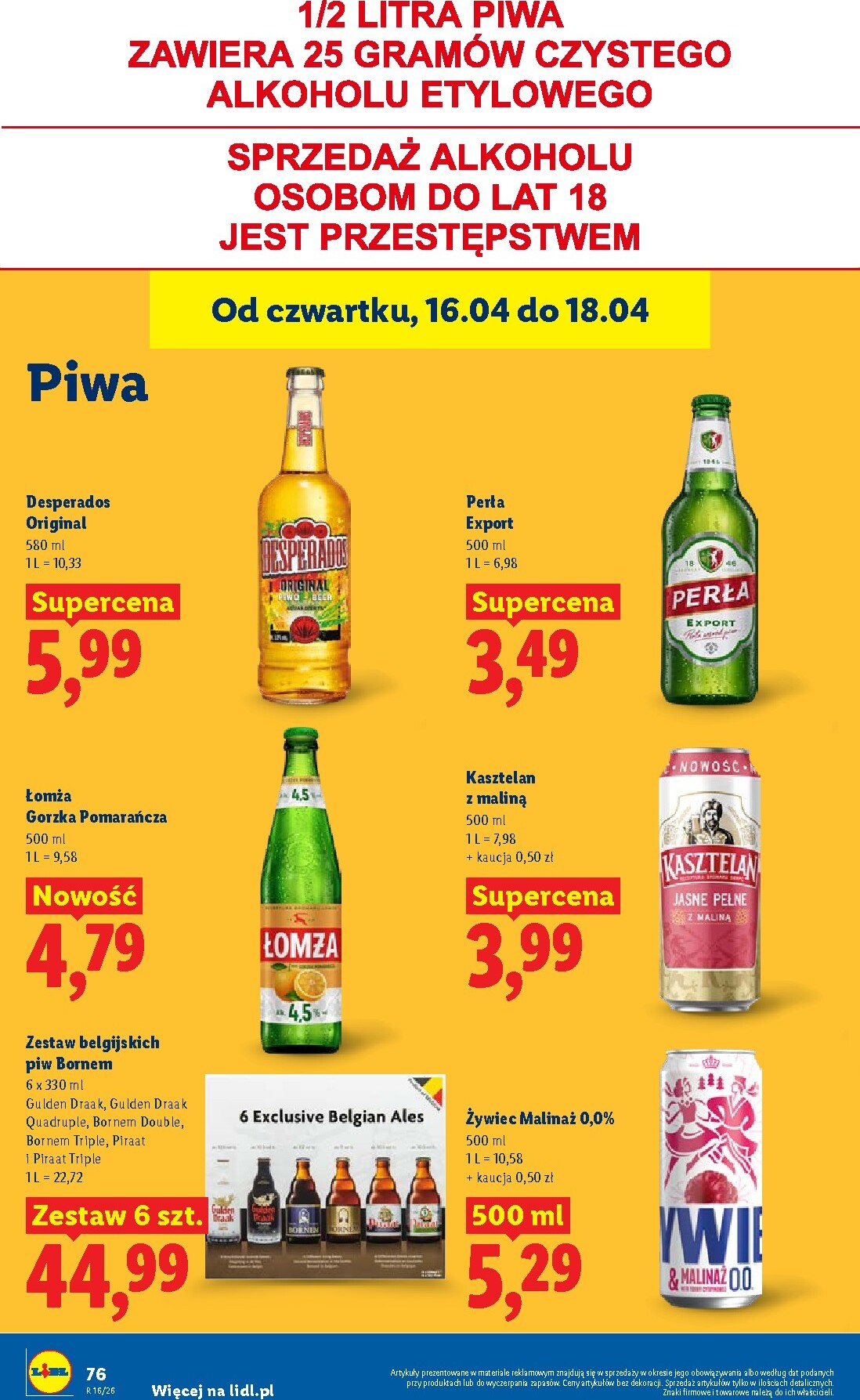 lidl - Aktualna gazetka Lidl ważna od 16.04.2026 do 18.04.2026 - page: 82