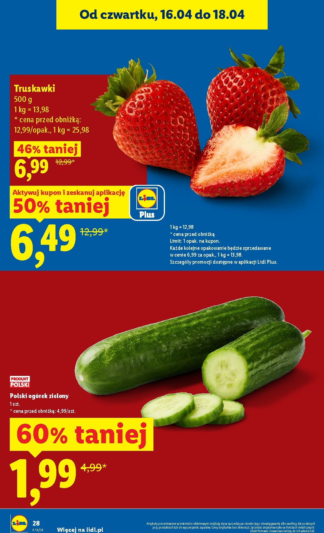 lidl - Aktualna gazetka Lidl ważna od 16.04.2026 do 18.04.2026 - page: 28