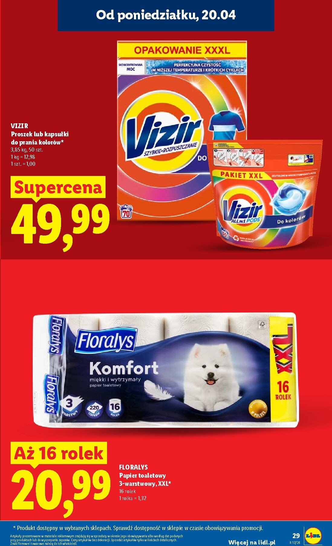 lidl - Nowa gazetka Lidl ważna od 20.04.2026 do 22.04.2026 - page: 29