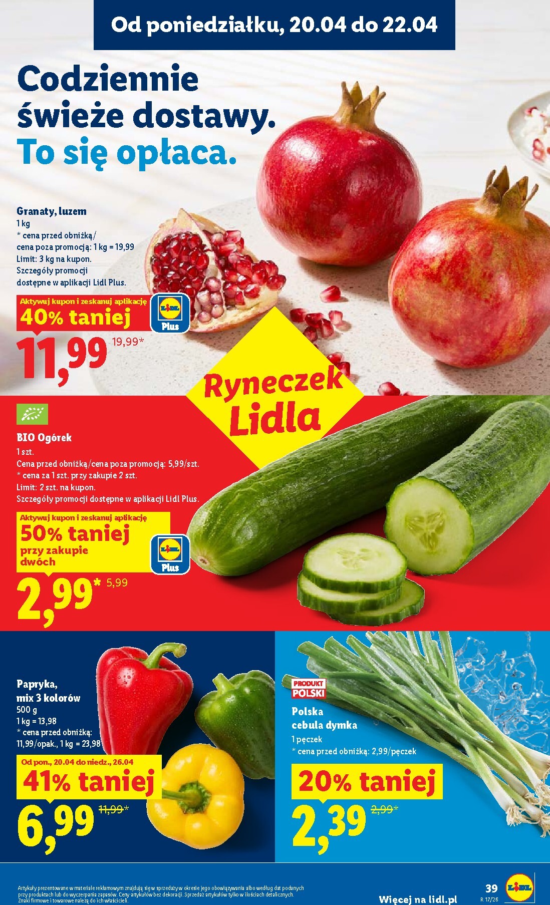 lidl - Nowa gazetka Lidl ważna od 20.04.2026 do 22.04.2026 - page: 39