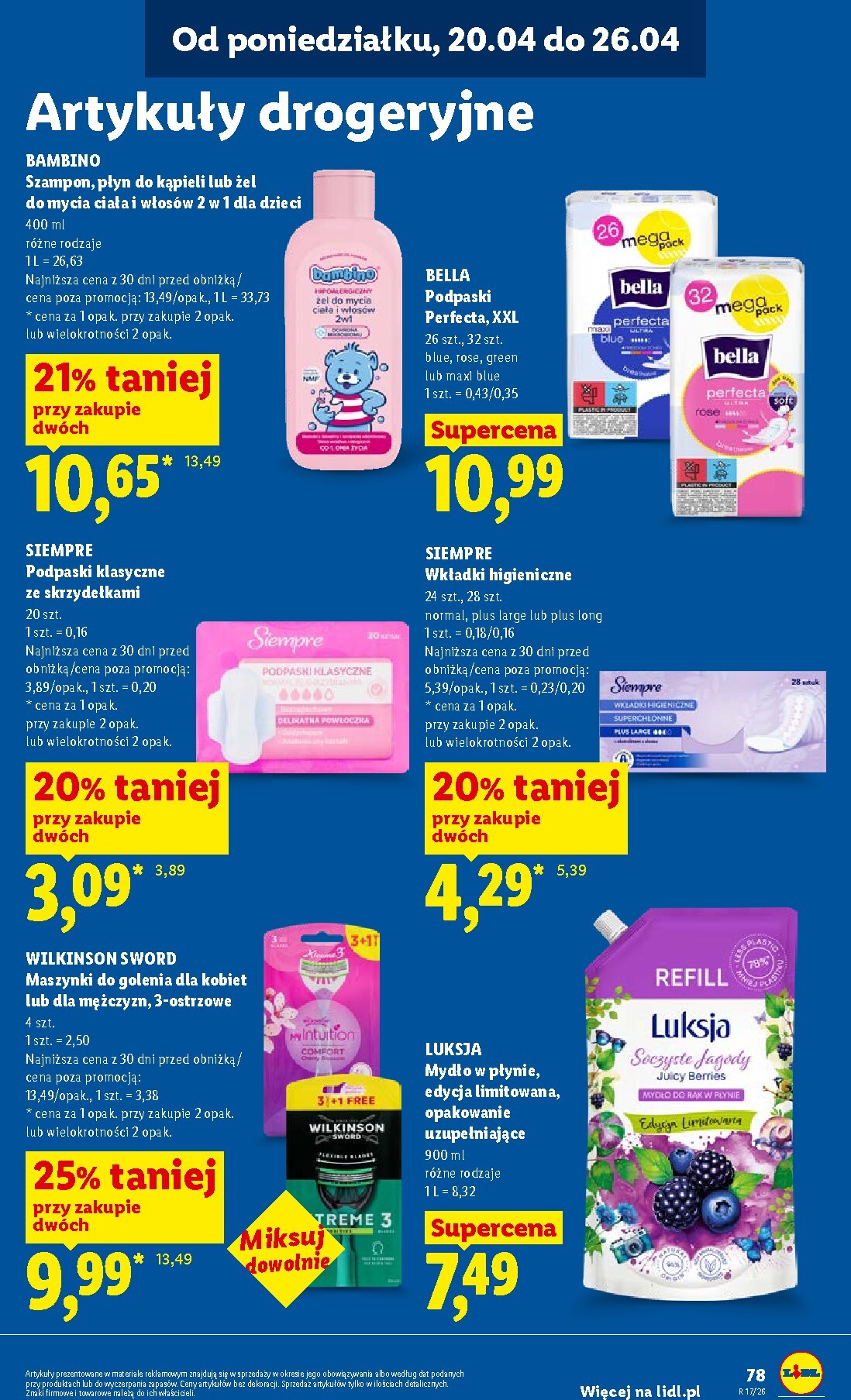 lidl - Nowa gazetka Lidl ważna od 20.04.2026 do 22.04.2026 - page: 81