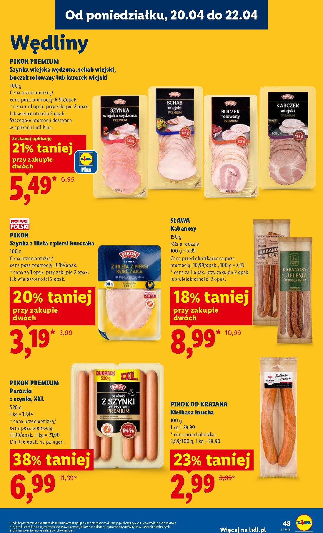 lidl - Nowa gazetka Lidl ważna od 20.04.2026 do 22.04.2026 - page: 49