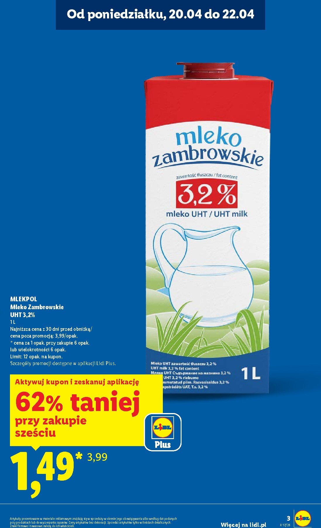 lidl - Nowa gazetka Lidl ważna od 20.04.2026 do 22.04.2026 - page: 3