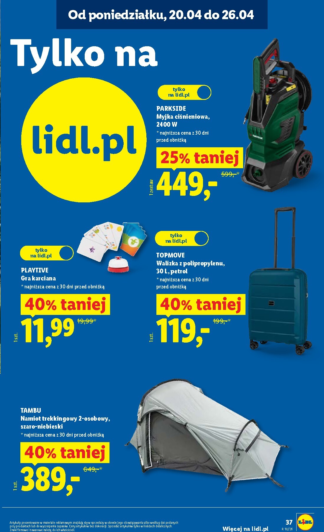 lidl - Nowa gazetka Lidl ważna od 20.04.2026 do 22.04.2026 - page: 37