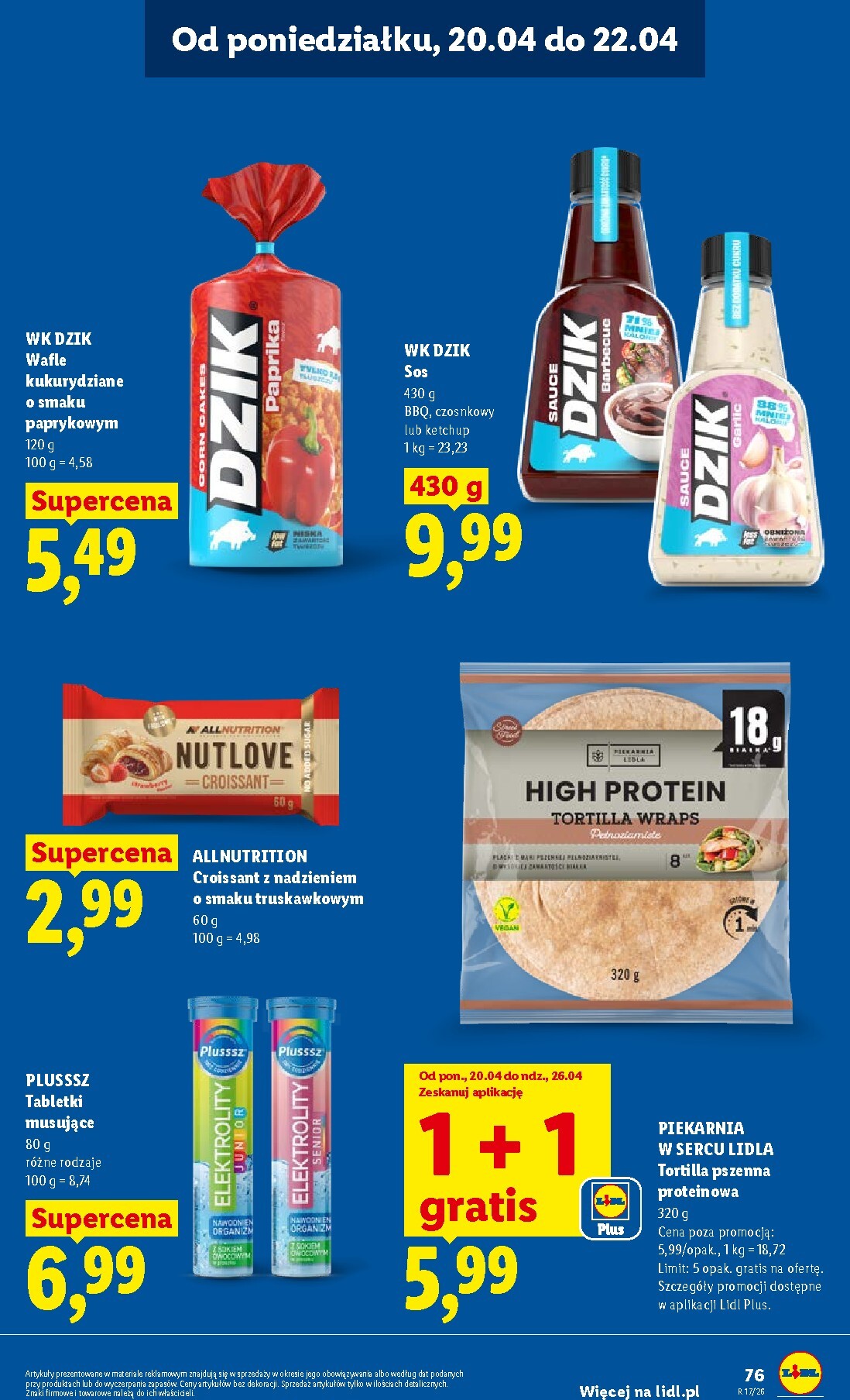 lidl - Nowa gazetka Lidl ważna od 20.04.2026 do 22.04.2026 - page: 79