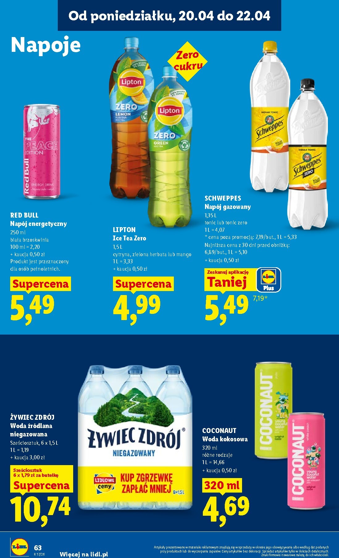 lidl - Nowa gazetka Lidl ważna od 20.04.2026 do 22.04.2026 - page: 66
