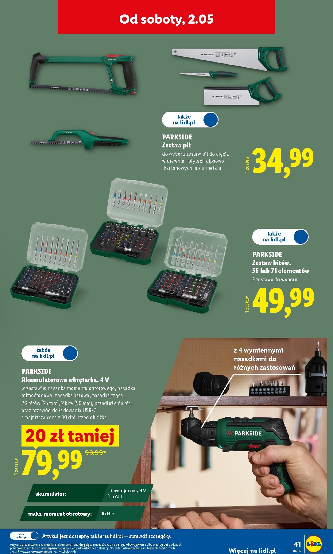 lidl - Nowa gazetka Lidl - Katalog ważny ważna od 27.04.2026 do 02.05.2026 - page: 49