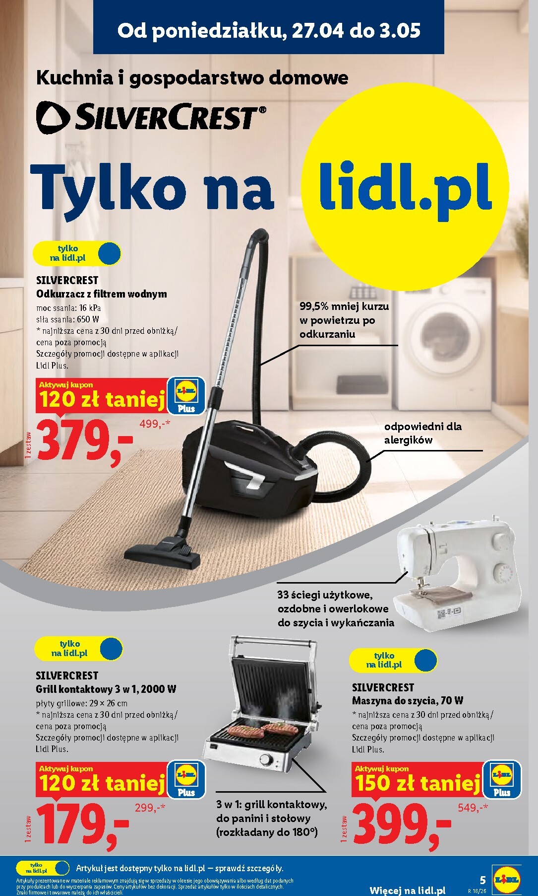 lidl - Nowa gazetka Lidl - Katalog ważny ważna od 27.04.2026 do 02.05.2026 - page: 5