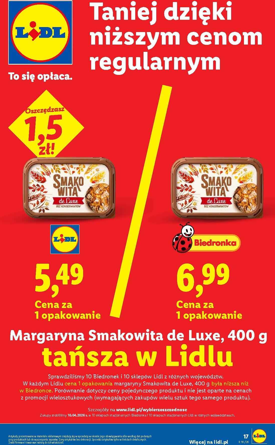 lidl - Nowa gazetka Lidl ważna od 23.04.2026 do 26.04.2026 - page: 17