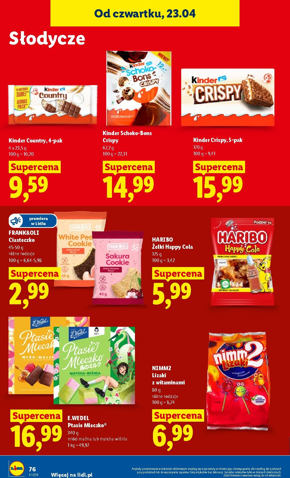 lidl - Nowa gazetka Lidl ważna od 23.04.2026 do 26.04.2026 - page: 76