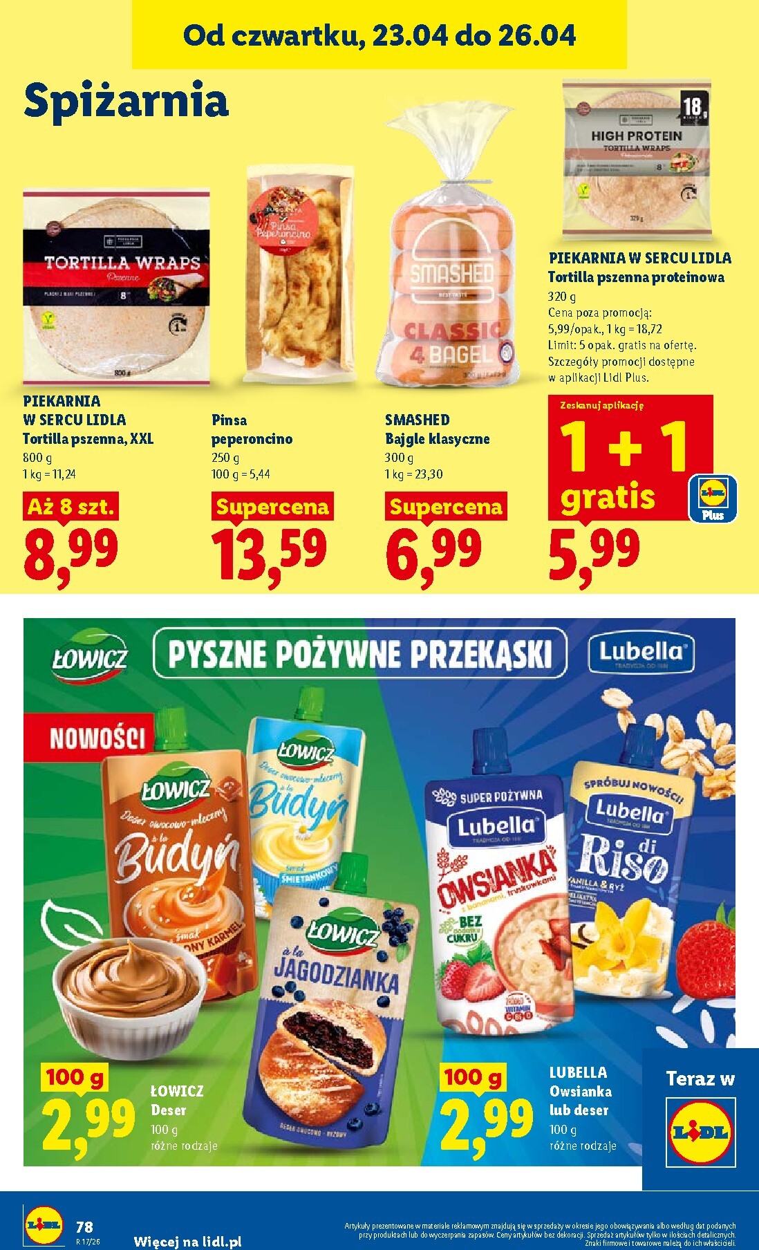 lidl - Nowa gazetka Lidl ważna od 23.04.2026 do 26.04.2026 - page: 78