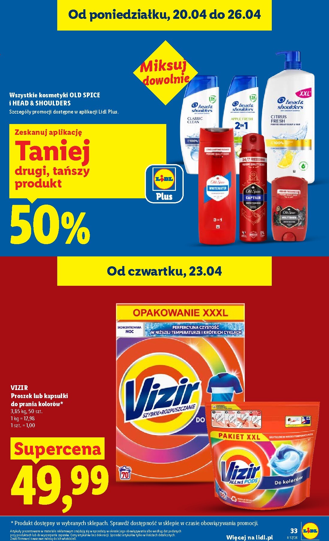 lidl - Nowa gazetka Lidl ważna od 23.04.2026 do 26.04.2026 - page: 33
