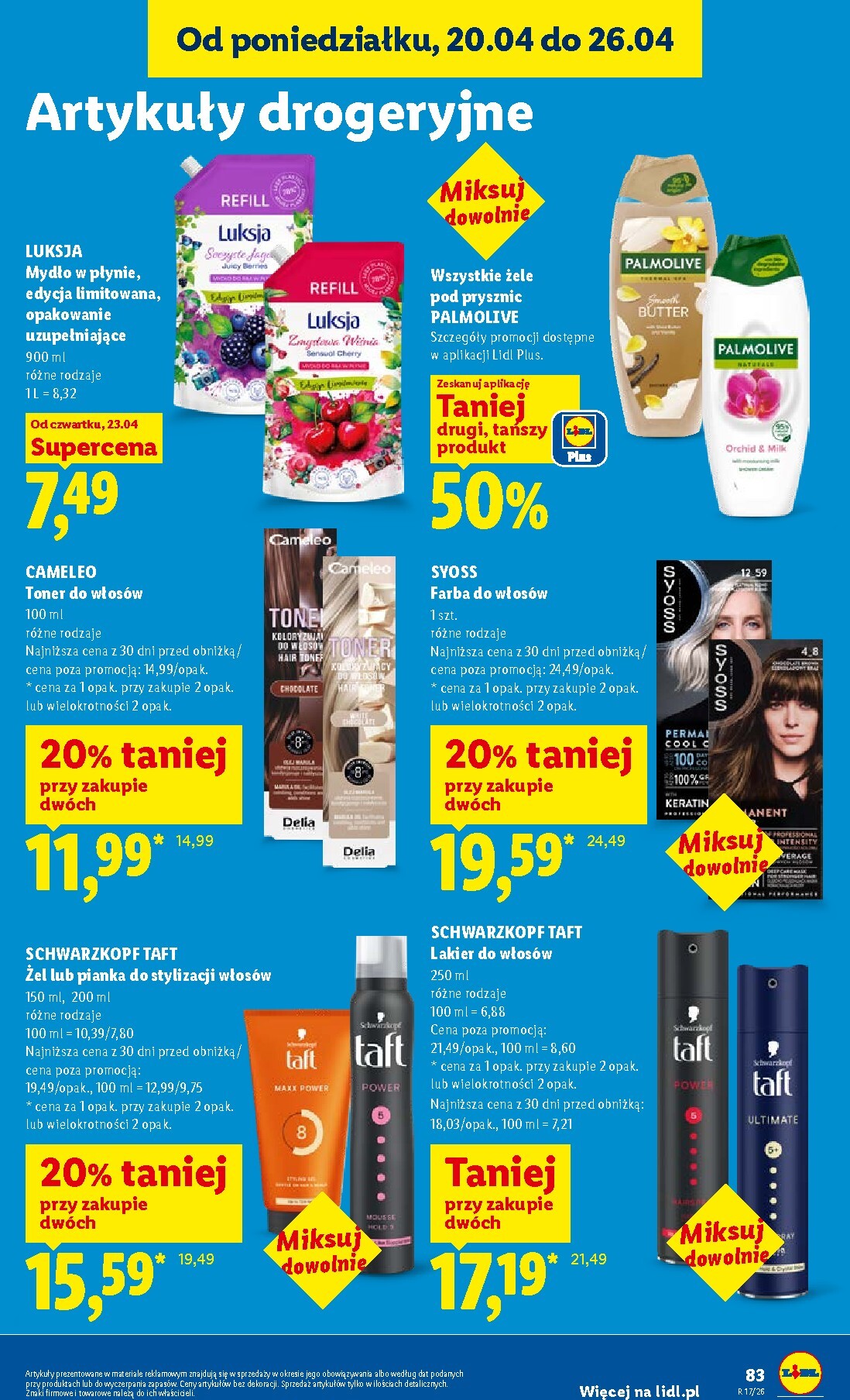 lidl - Nowa gazetka Lidl ważna od 23.04.2026 do 26.04.2026 - page: 83