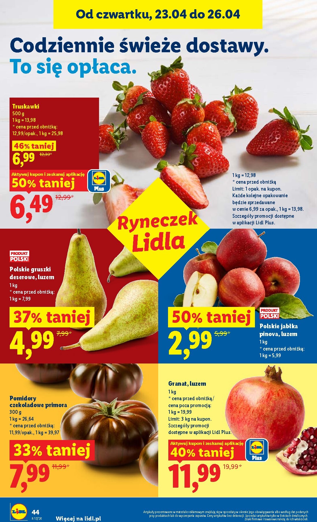lidl - Nowa gazetka Lidl ważna od 23.04.2026 do 26.04.2026 - page: 44