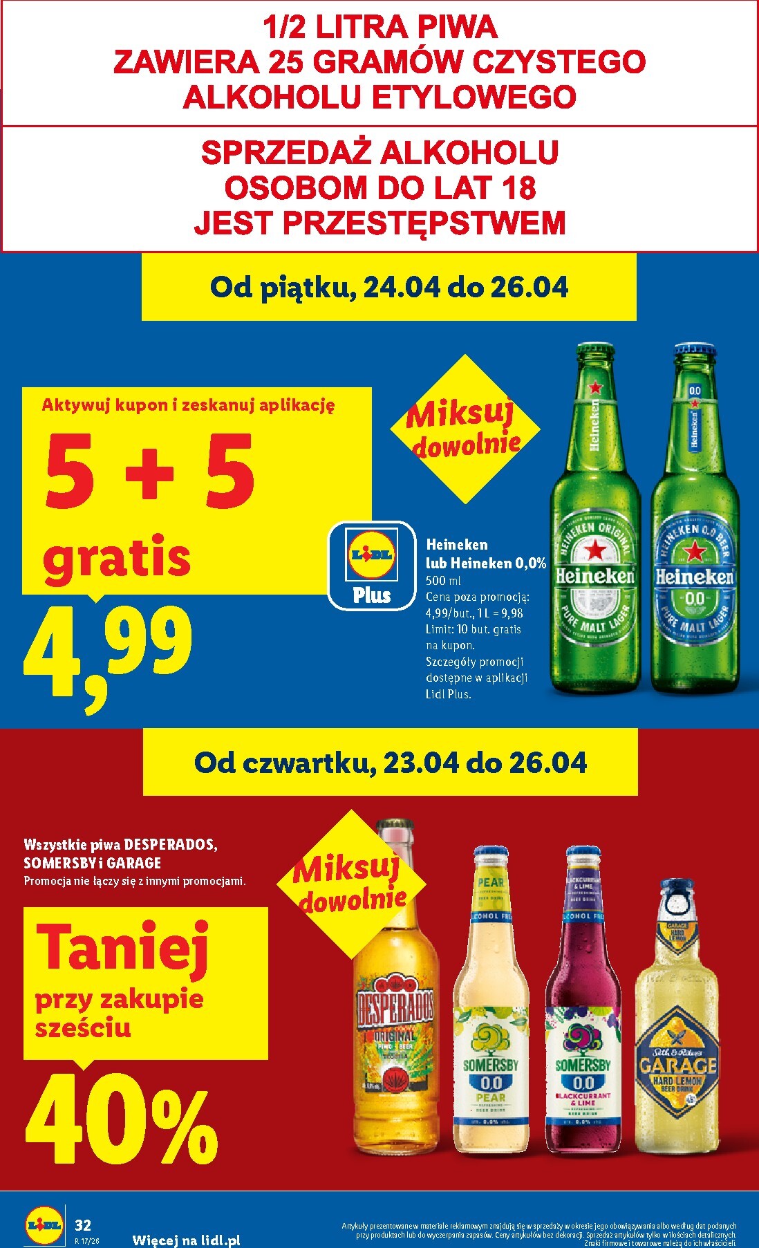 lidl - Nowa gazetka Lidl ważna od 23.04.2026 do 26.04.2026 - page: 32