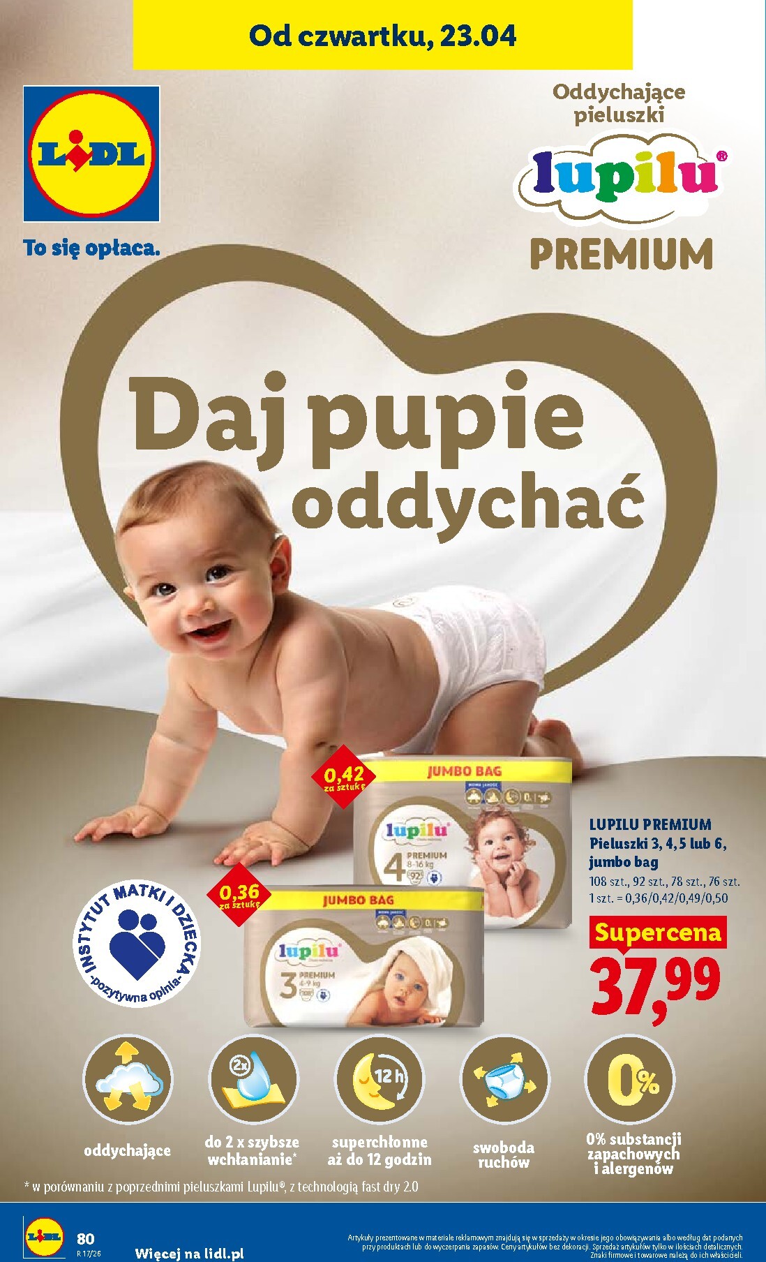 lidl - Nowa gazetka Lidl ważna od 23.04.2026 do 26.04.2026 - page: 80