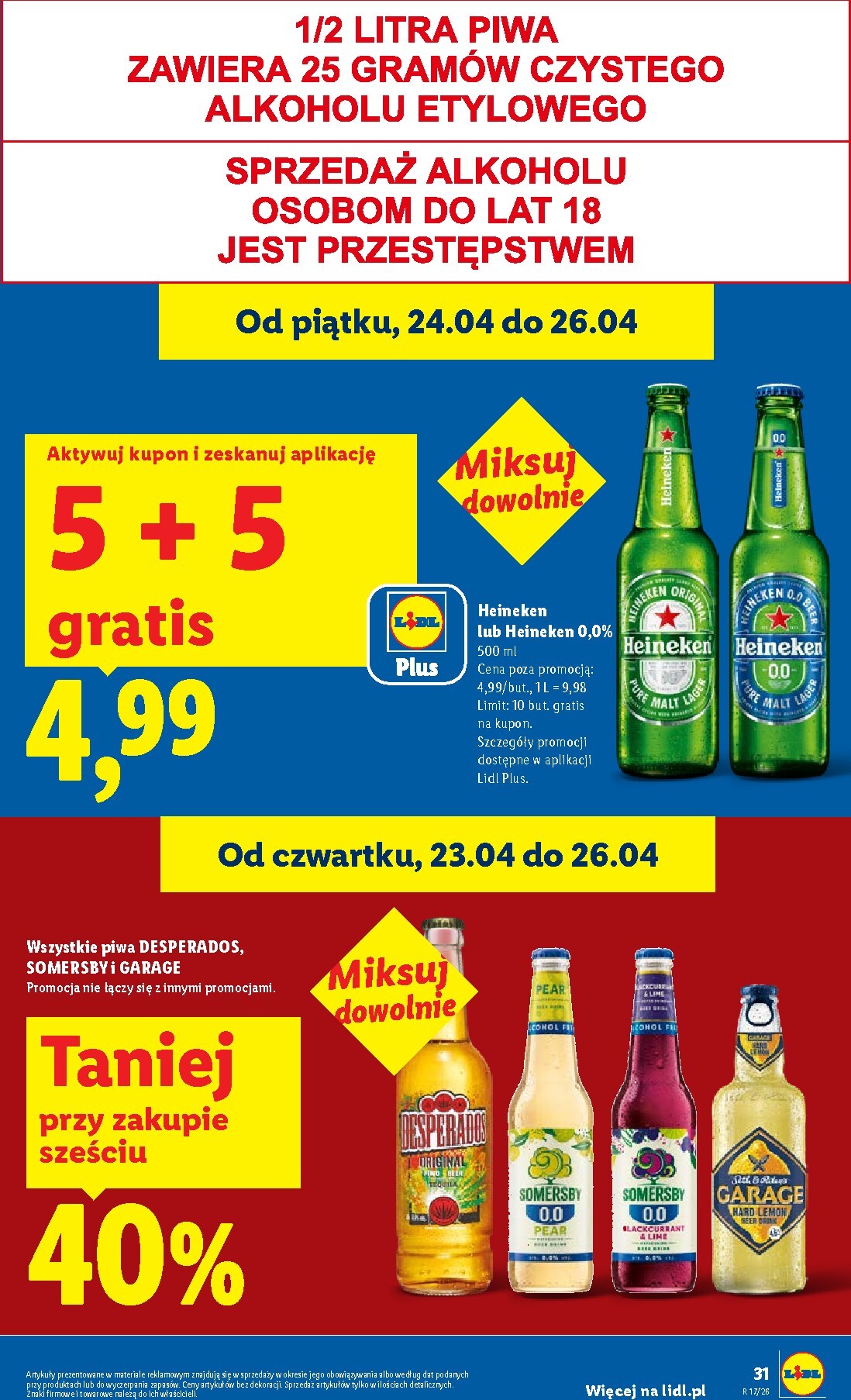 lidl - Aktualna gazetka Lidl ważna od 23.04.2026 do 26.04.2026 - page: 33