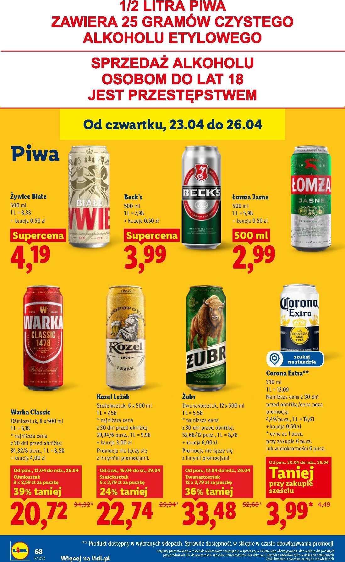 lidl - Aktualna gazetka Lidl ważna od 23.04.2026 do 26.04.2026 - page: 70