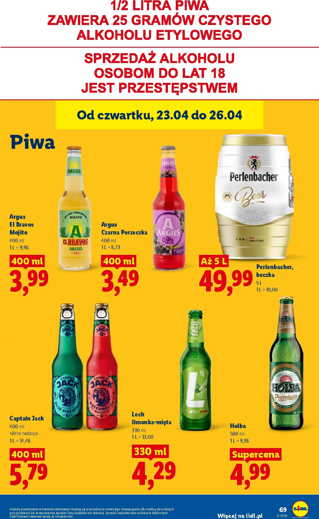 lidl - Aktualna gazetka Lidl ważna od 23.04.2026 do 26.04.2026 - page: 71