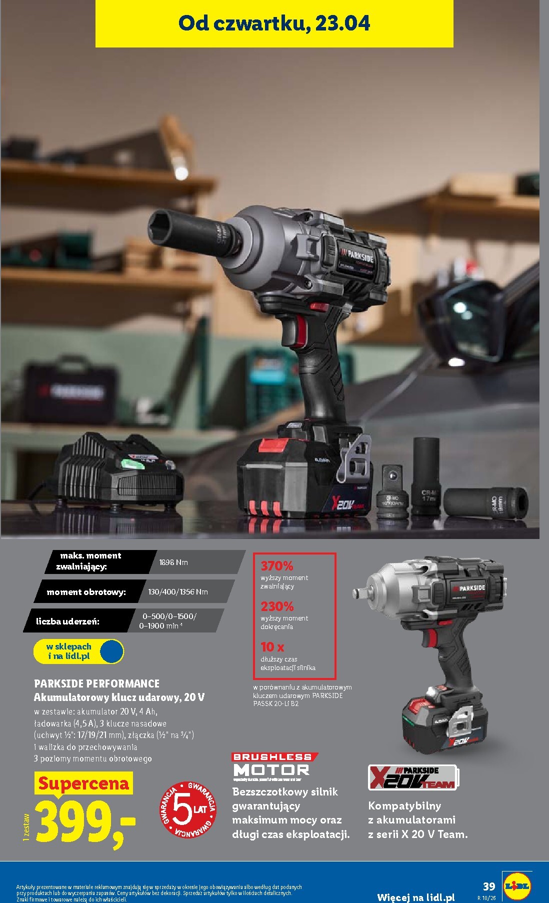 lidl - Aktualna gazetka Lidl ważna od 23.04.2026 do 26.04.2026 - page: 39