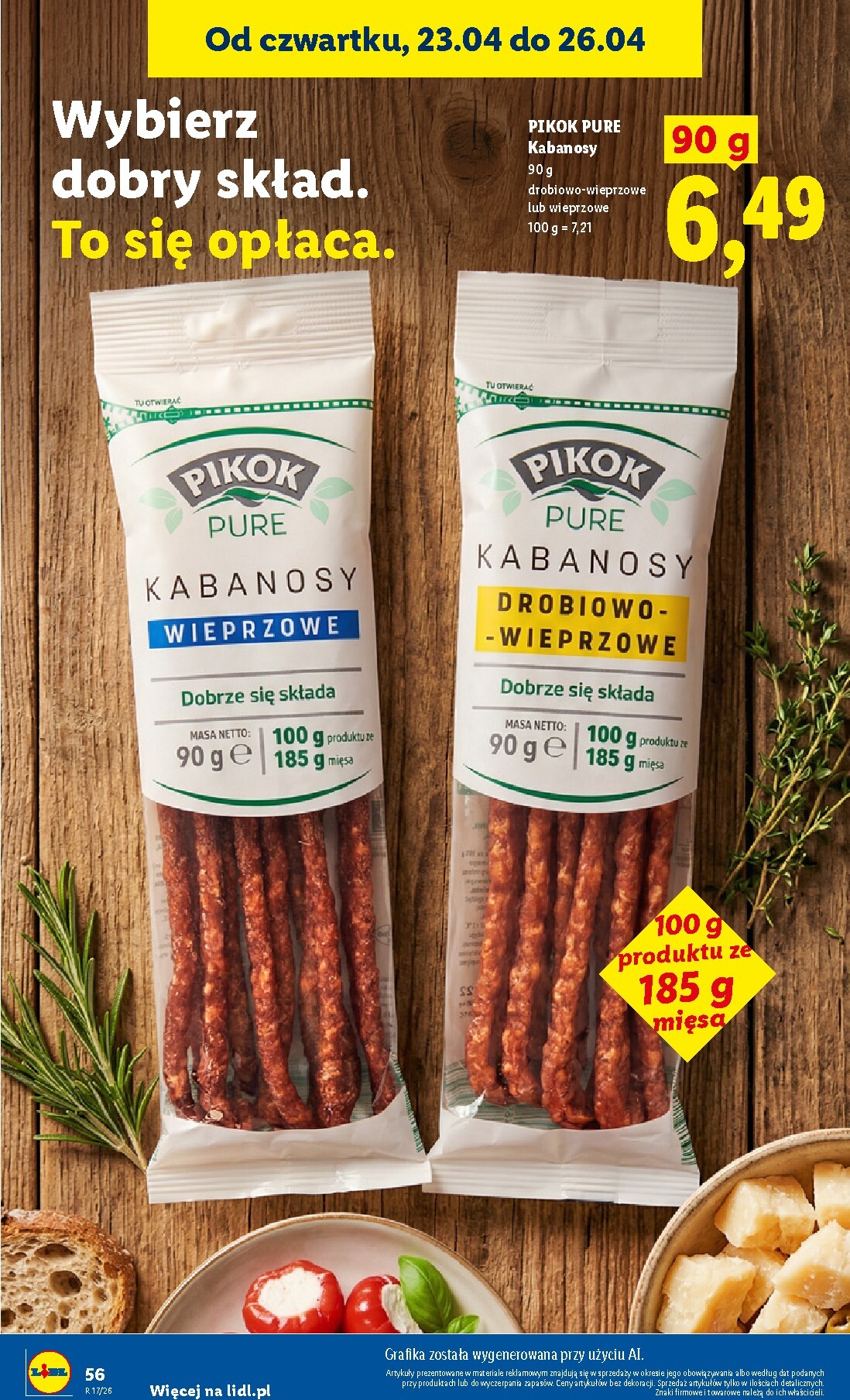lidl - Aktualna gazetka Lidl ważna od 23.04.2026 do 26.04.2026 - page: 58