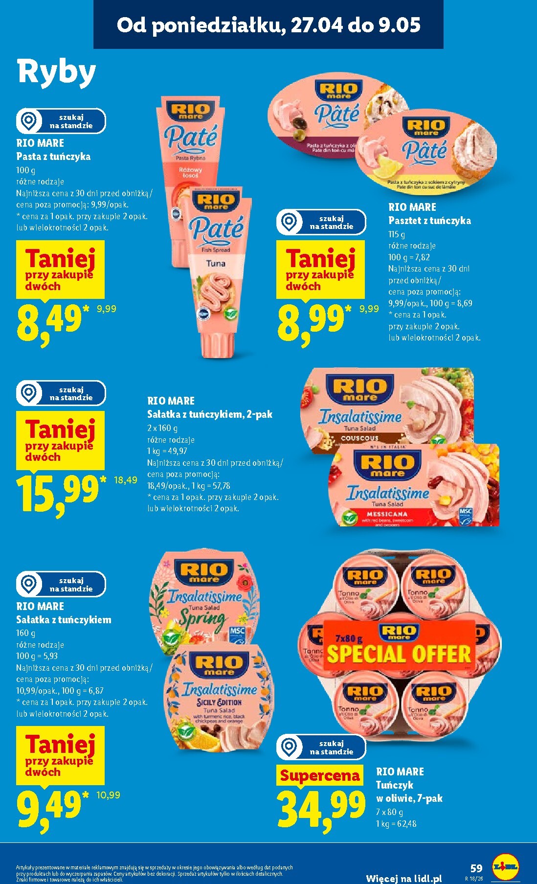 lidl - Nowa gazetka Lidl ważna od 27.04.2026 do 28.04.2026 - page: 59