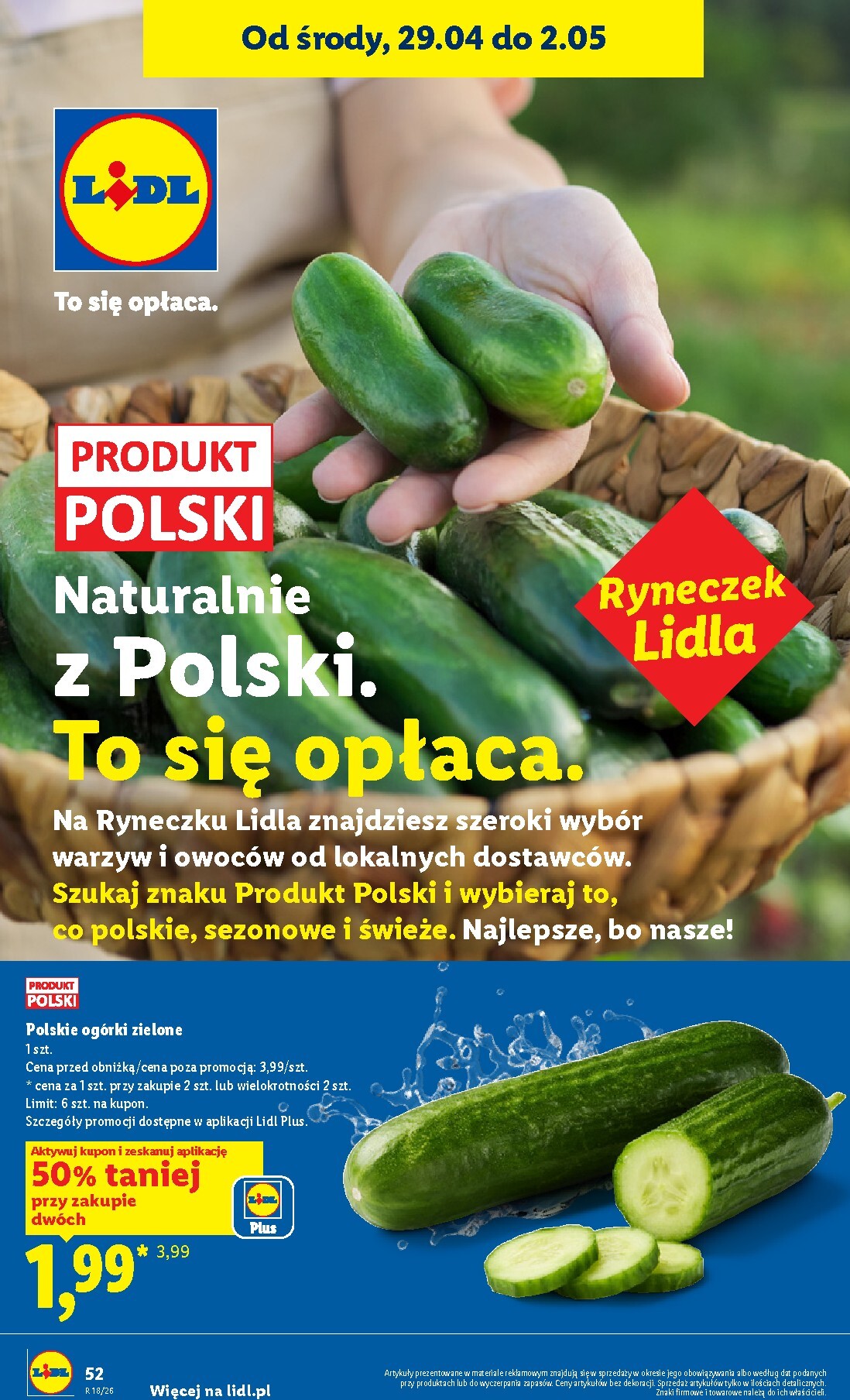 lidl - Nowa gazetka Lidl ważna od 29.04.2026 do 02.05.2026 - page: 52