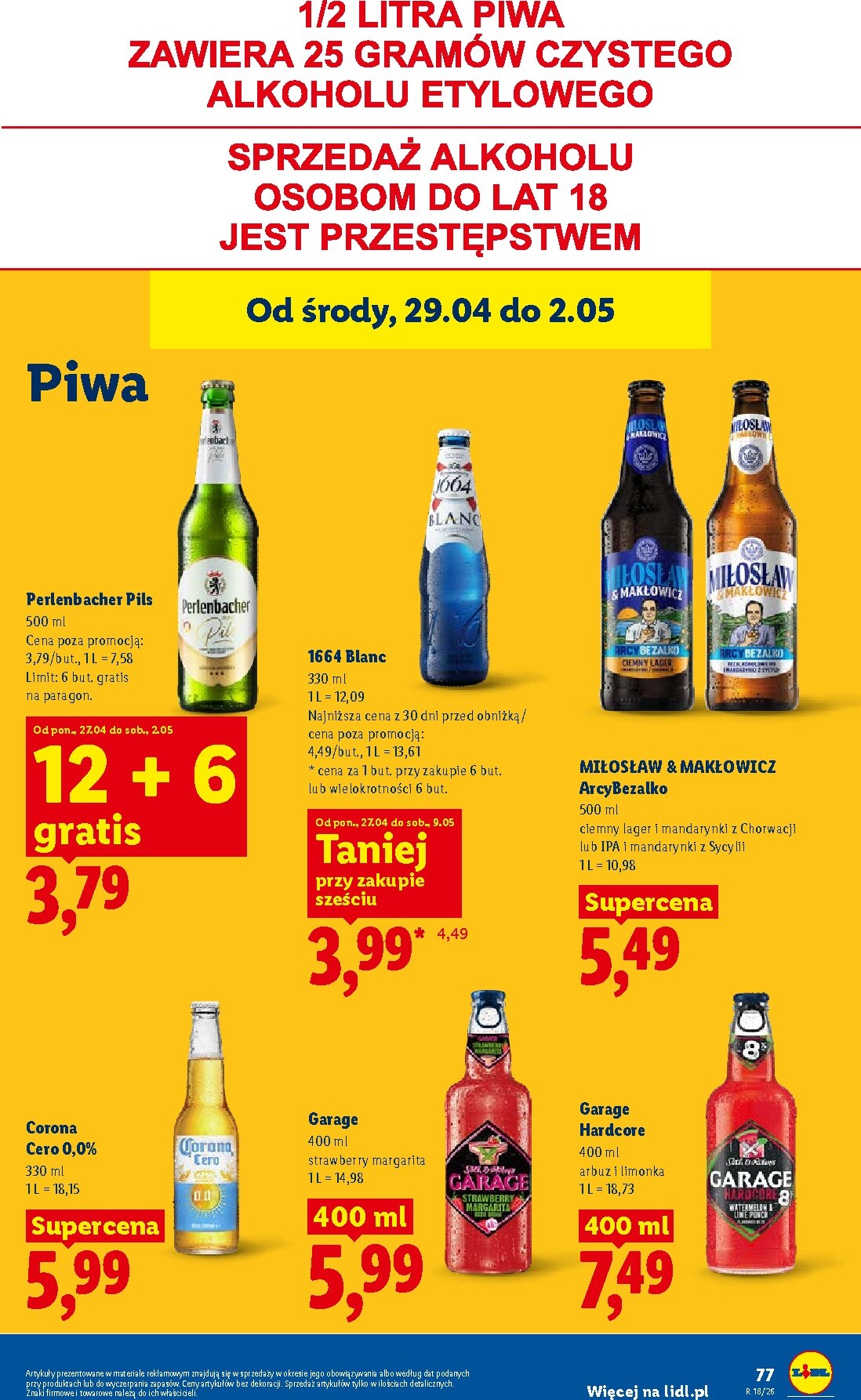 lidl - Nowa gazetka Lidl ważna od 29.04.2026 do 02.05.2026 - page: 79