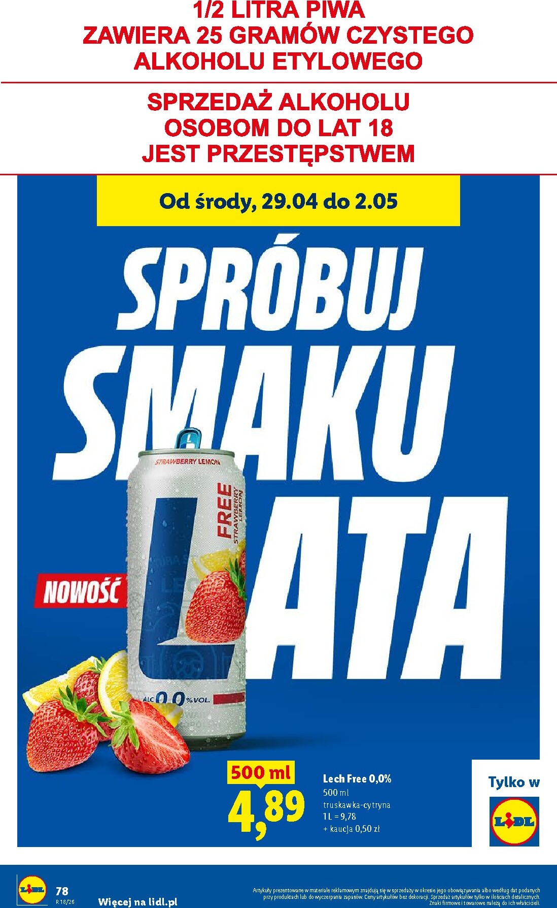 lidl - Nowa gazetka Lidl ważna od 29.04.2026 do 02.05.2026 - page: 80